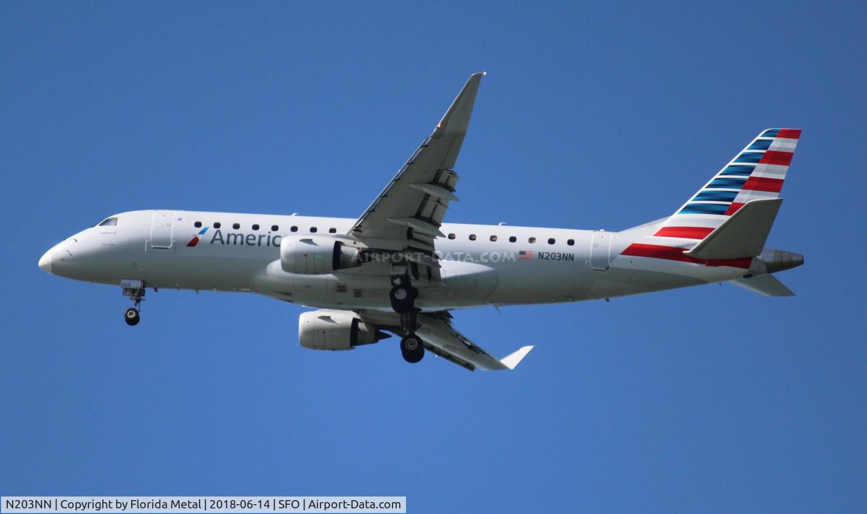 N203NN, 2015 Embraer 175LR (ERJ-170-200LR) C/N 17000473, American