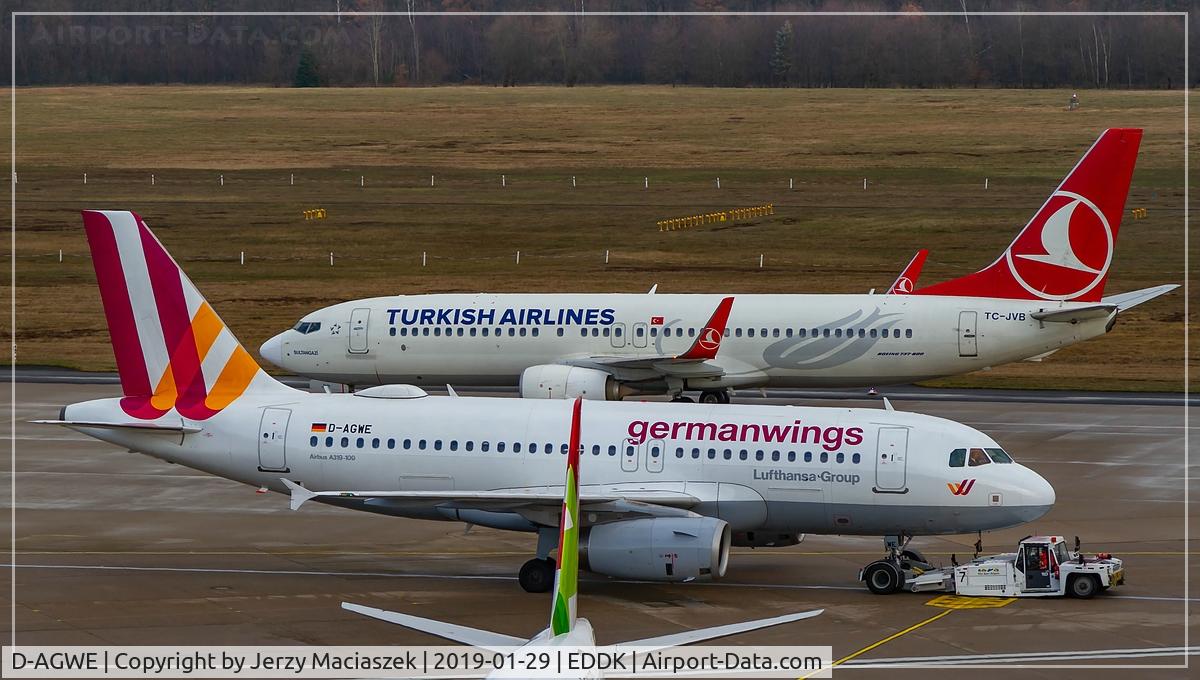D-AGWE, 2007 Airbus A319-132 C/N 3128, Airbus A319-132