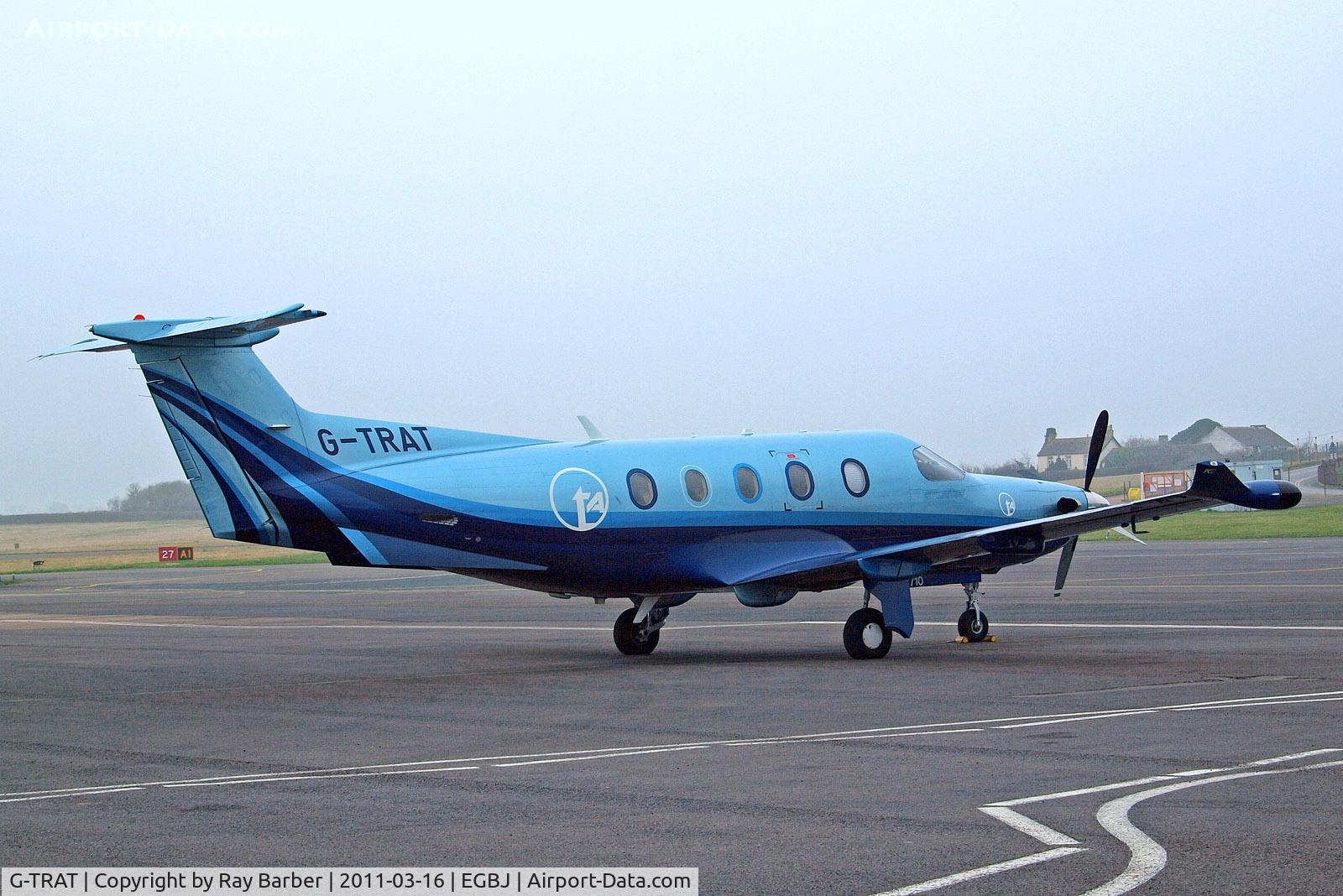 G-TRAT, 2006 Pilatus PC-12/45 C/N 710, G-TRAT   Pilatus PC-12/47 [710] (Sky Elite Ltd) Staverton~G 16/03/2011