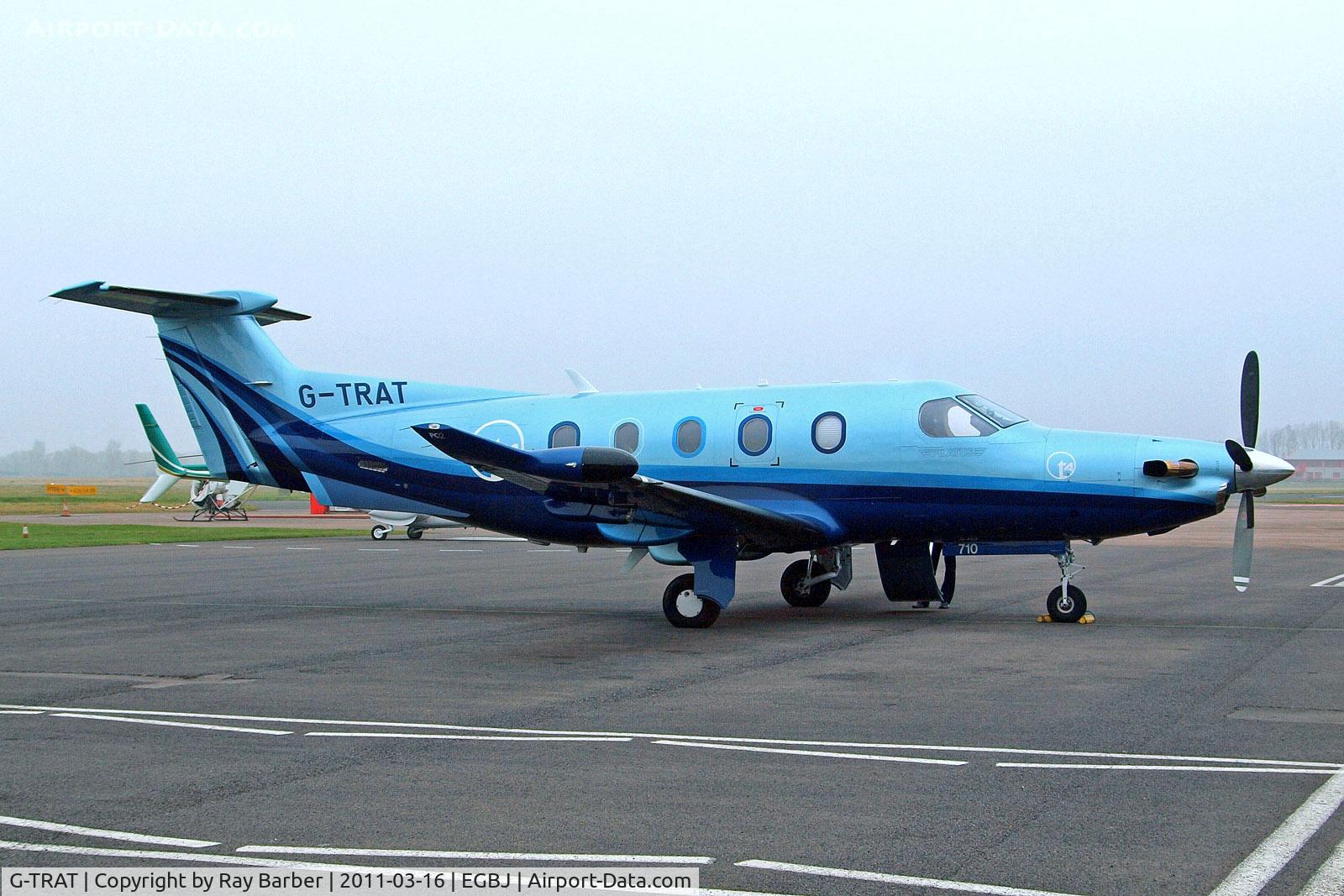 G-TRAT, 2006 Pilatus PC-12/45 C/N 710, G-TRAT   Pilatus PC-12/47 [710] (Sky Elite Ltd) Staverton~G 16/03/2011