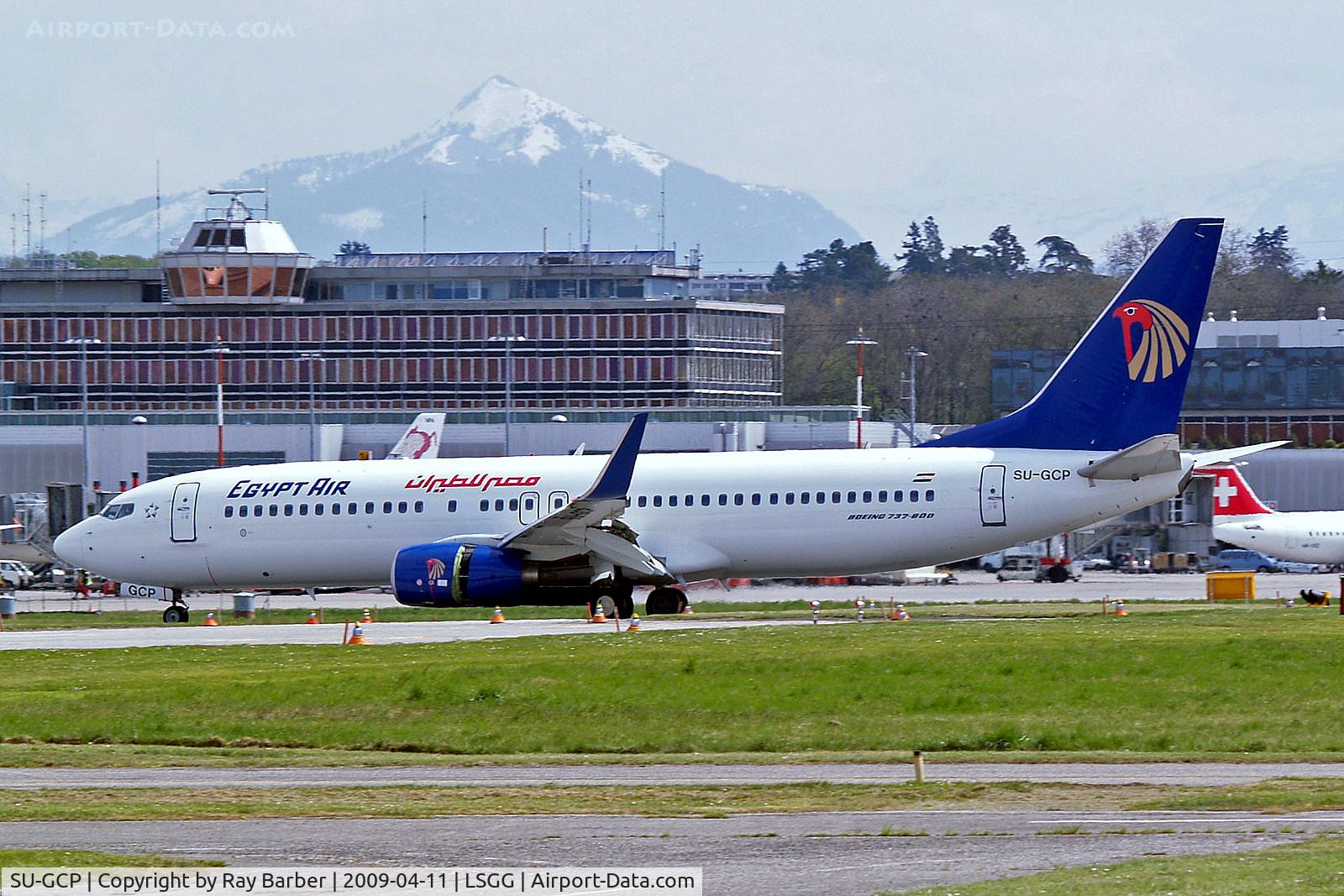 SU-GCP, 2007 Boeing 737-866 C/N 35560, SU-GCP   Boeing 737-866 [35560] (Egypt Air) Geneva Int'l (Cointrin)~HB 11/04/2009