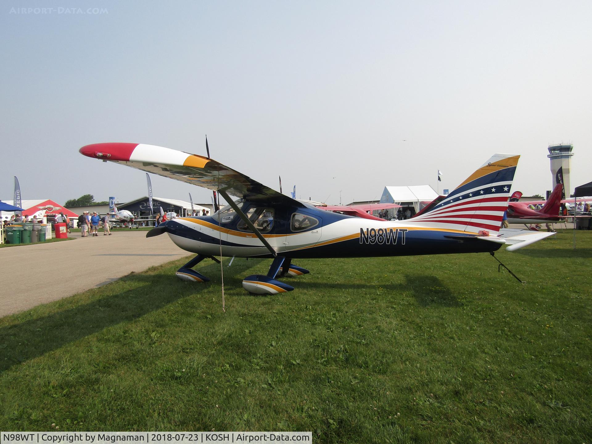 N98WT, 2007 Glasair GS-2 Sportsman C/N 7179, at EAA 18