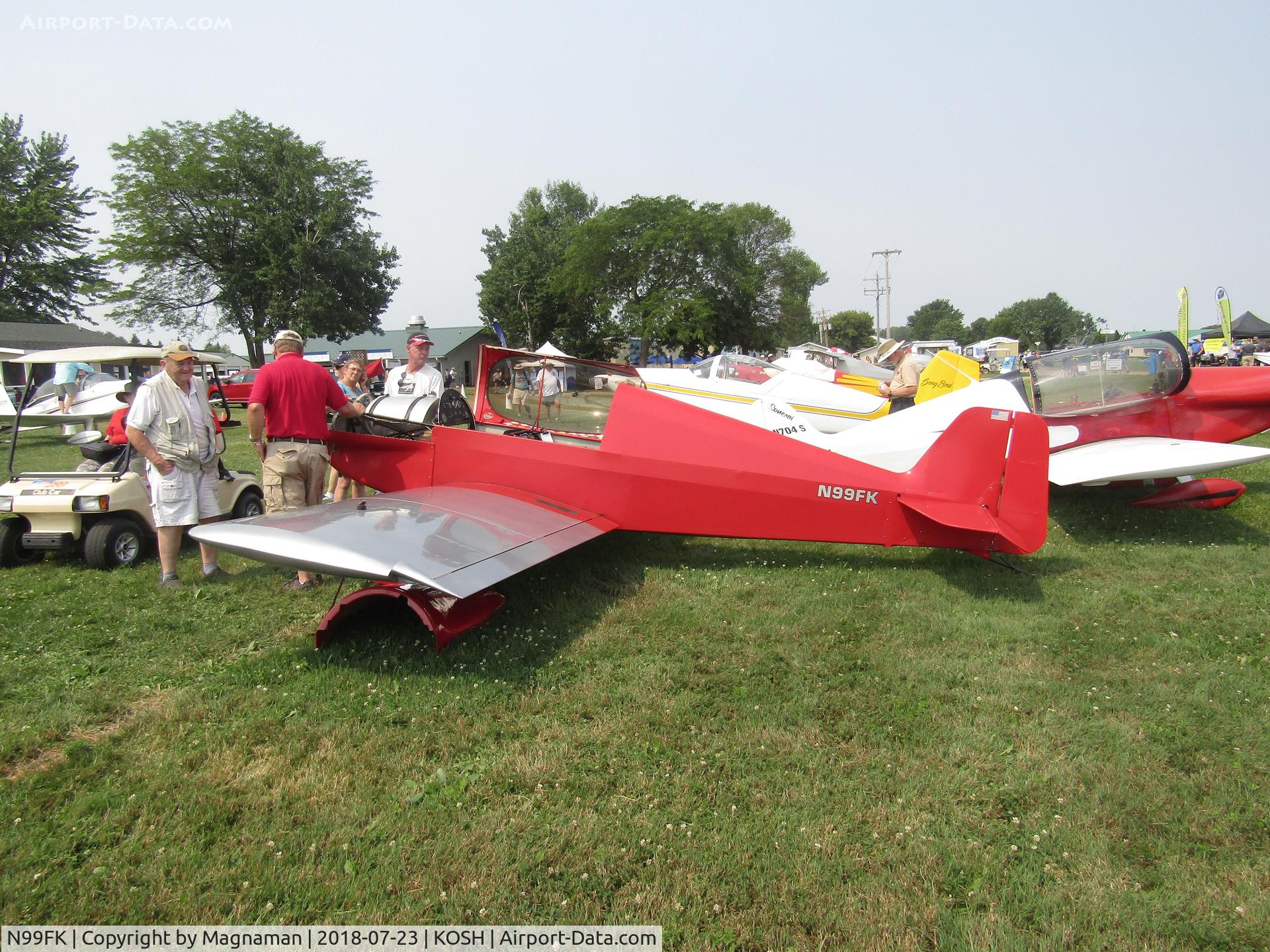 N99FK, Monnett Sonerai II-L C/N 356, at EAA 18