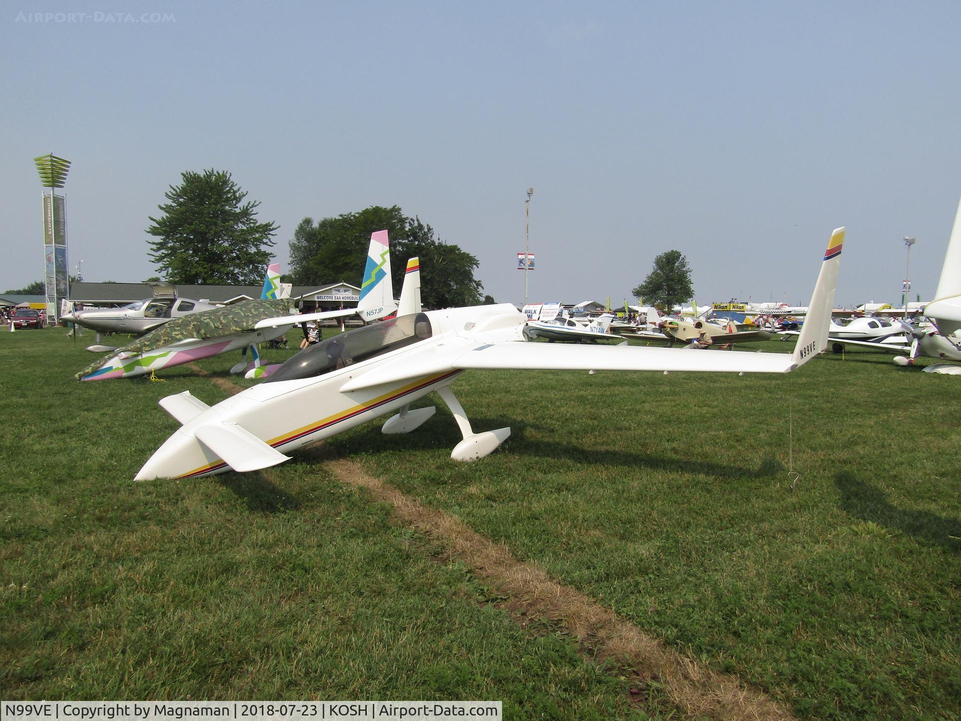 N99VE, 1980 Rutan VariEze C/N 1180, at EAA 18