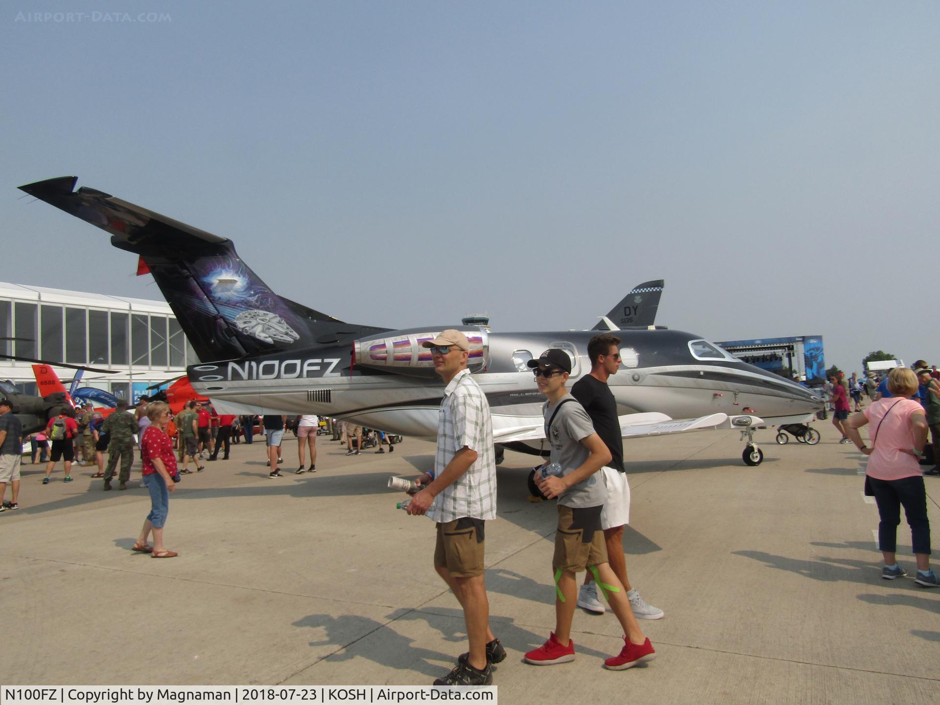 N100FZ, 2010 Embraer EMB-500 Phenom 100 C/N 50000137, at EAA 18