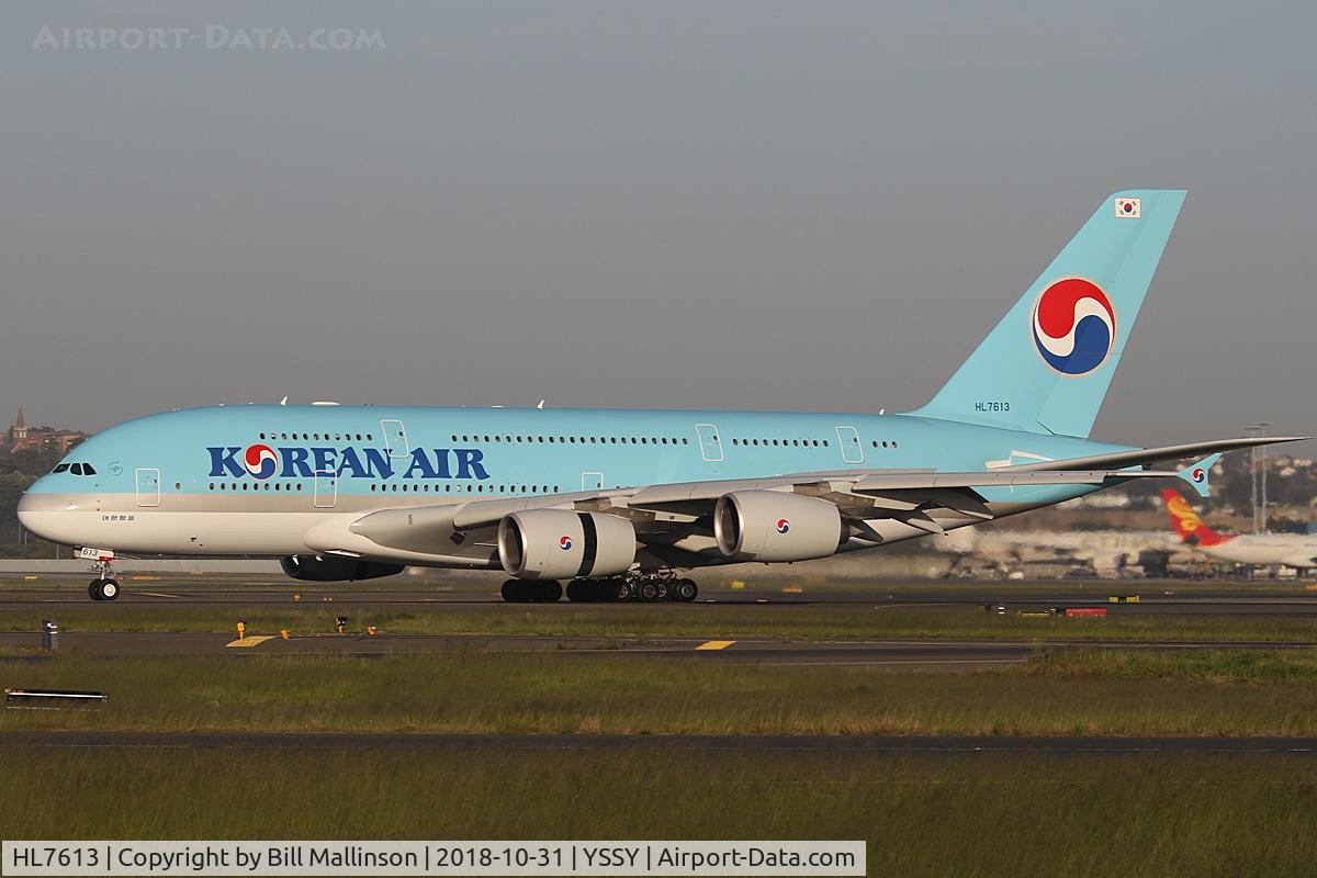 HL7613, 2010 Airbus A380-861 C/N 059, taxiing