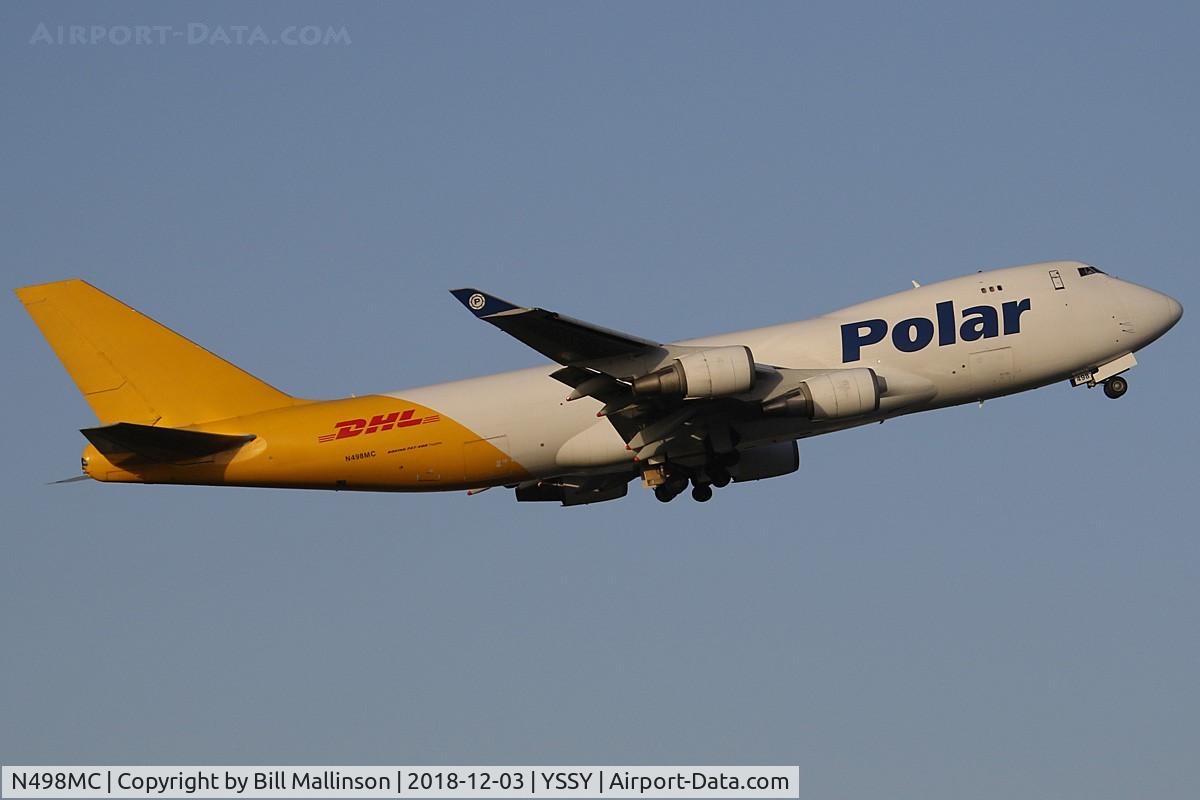 N498MC, 1999 Boeing 747-47UF C/N 29259, off from 34L