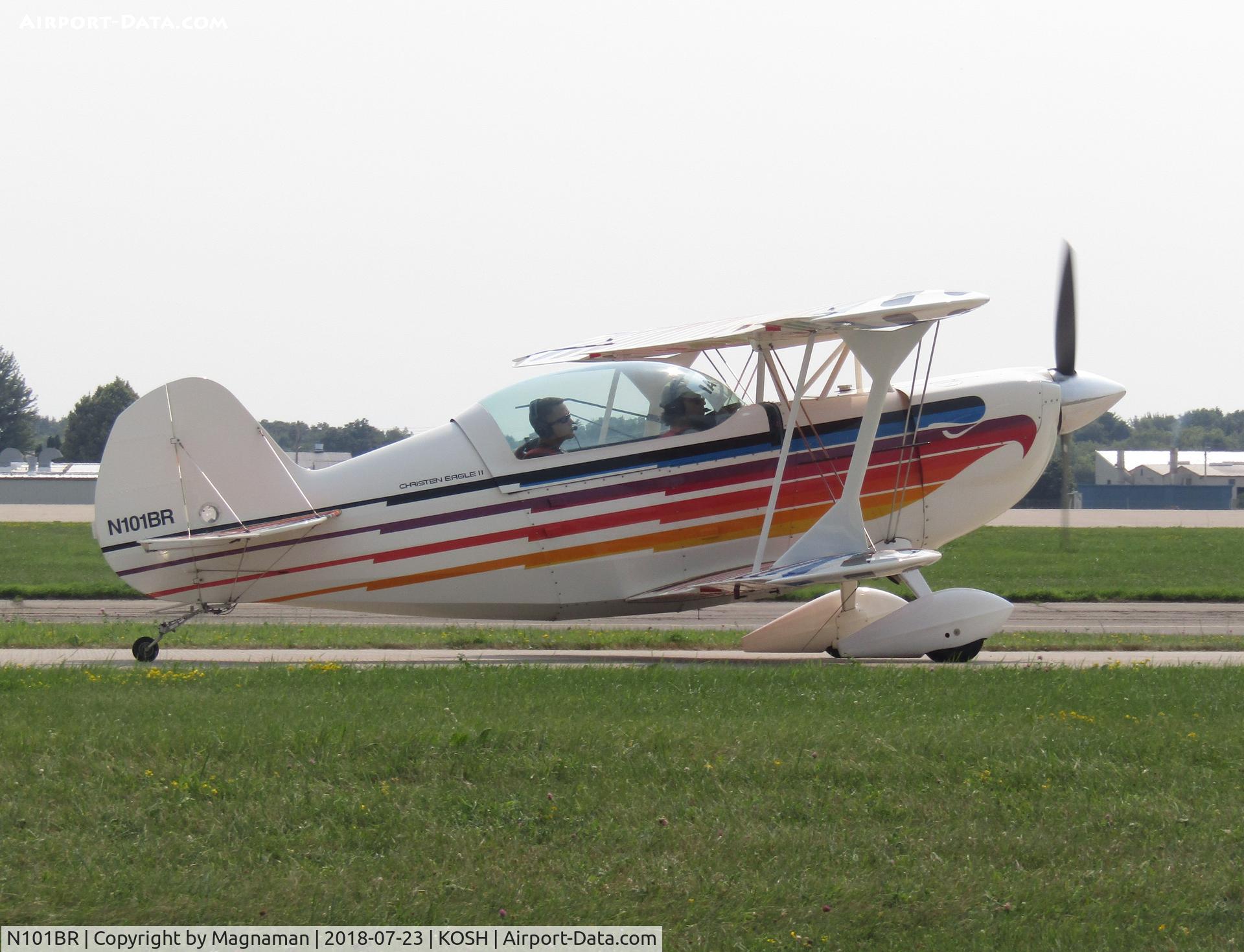 N101BR, 1981 Christen Eagle II C/N REGISTER-0001, at EAA 18