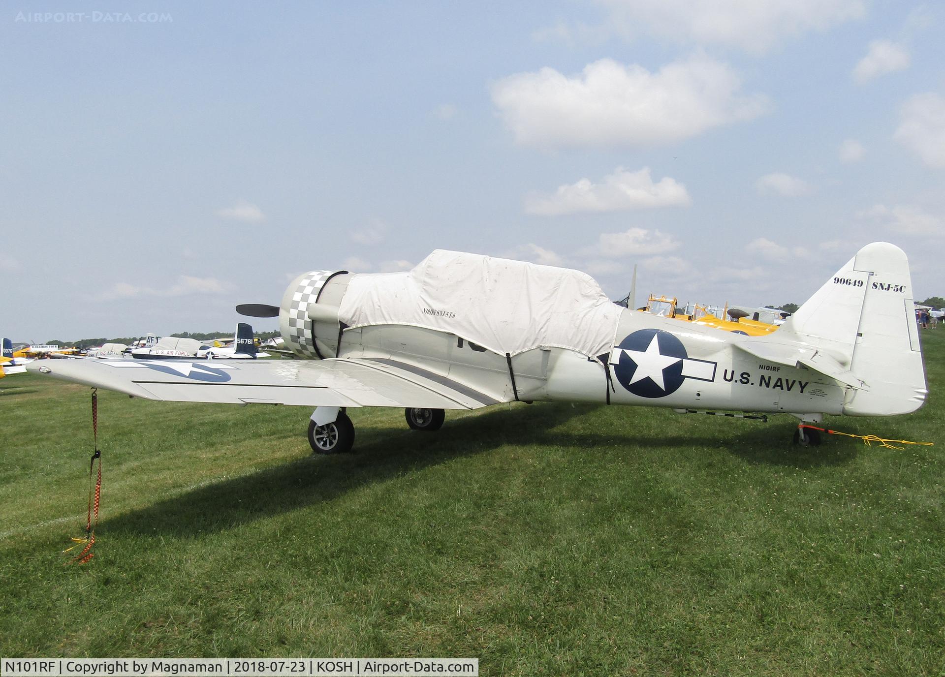 N101RF, 1942 North American SNJ-5 Texan Texan C/N 90649, at EAA 18
