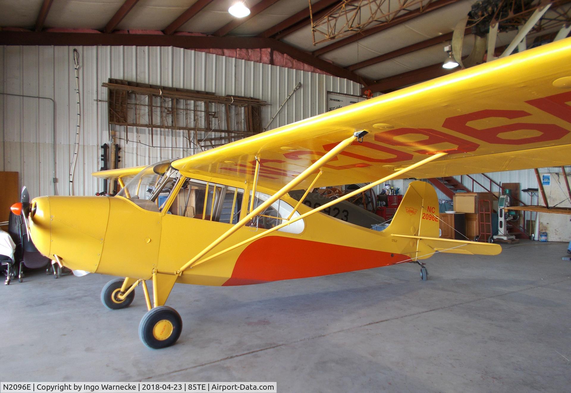 N2096E, 1946 Aeronca 7AC Champion C/N 7AC-5666, Aeronca 7AC Champion at the Pioneer Flight Museum, Kingsbury TX