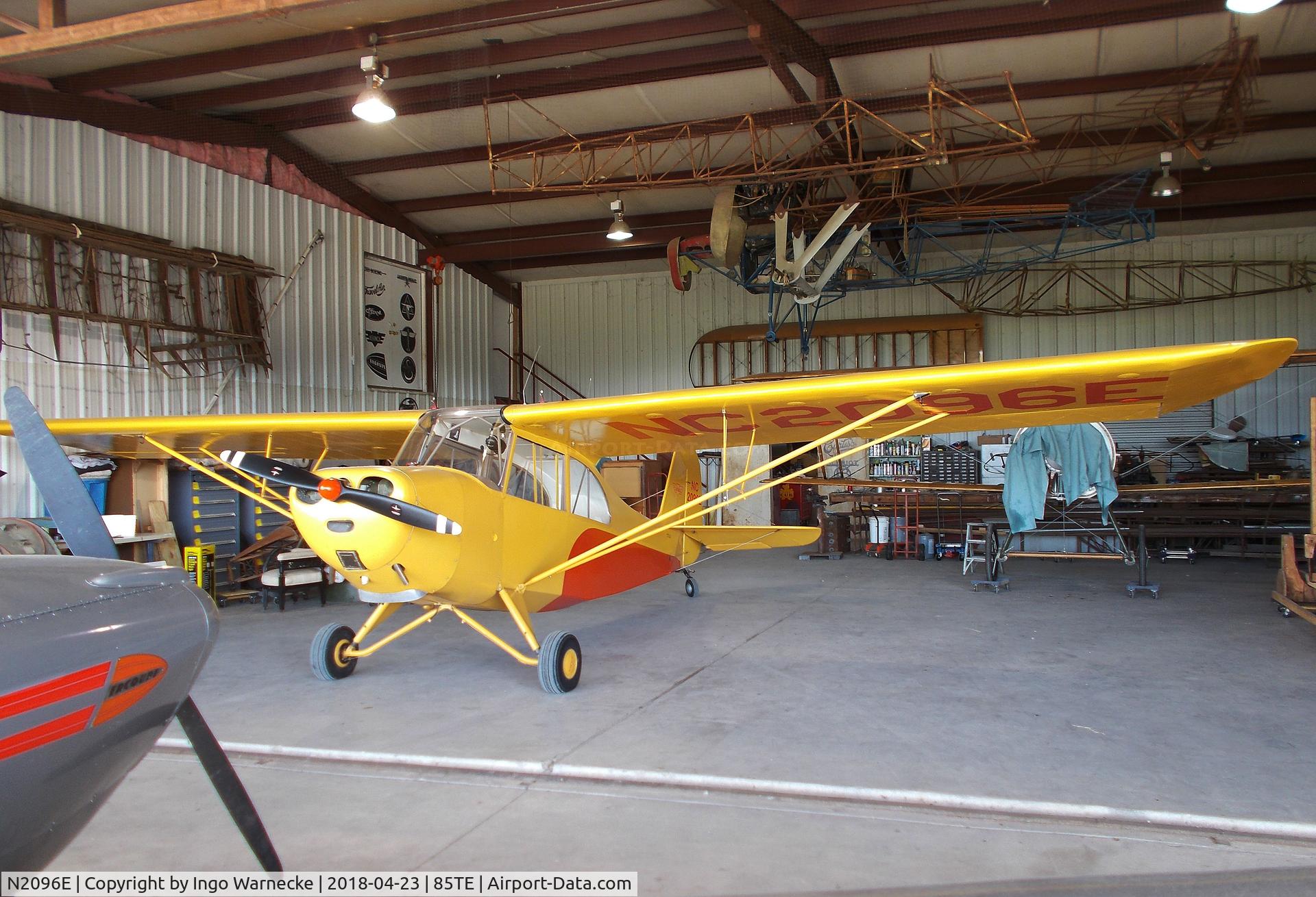 N2096E, 1946 Aeronca 7AC Champion C/N 7AC-5666, Aeronca 7AC Champion at the Pioneer Flight Museum, Kingsbury TX
