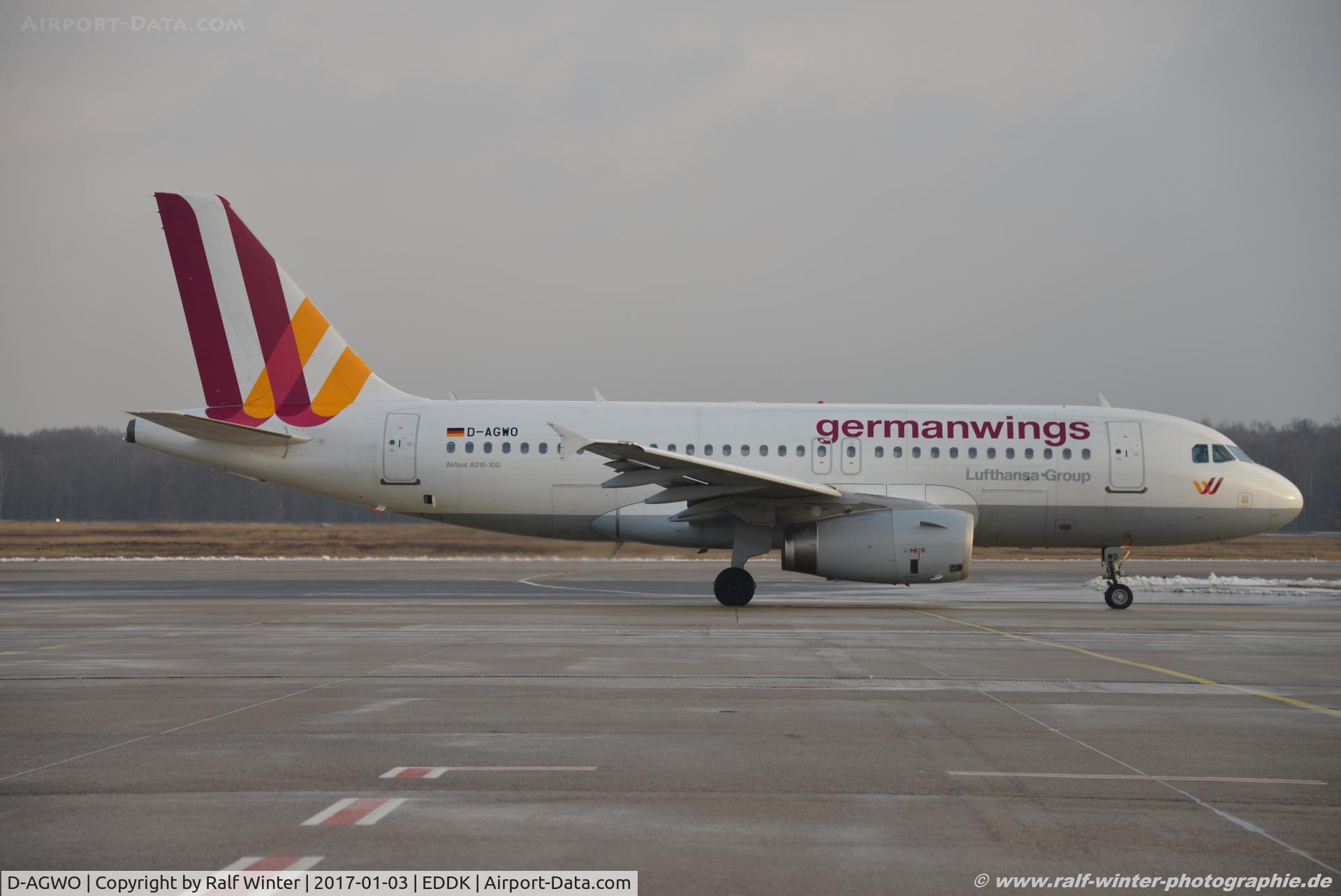 D-AGWO, 2009 Airbus A319-132 C/N 4166, Airbus A319-132 - 4U GWI Germanwings - 4166 - D-AGWO - 03.01.2017 - CGN