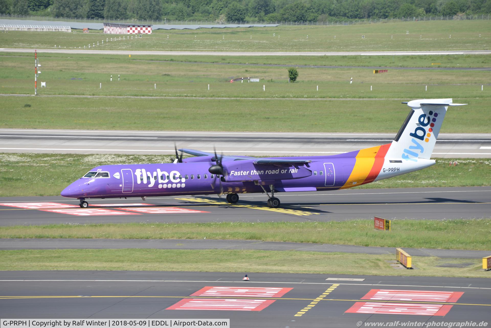 G-PRPH, 2010 Bombardier DHC-8-402 Dash 8 C/N 4323, De Havilland Canada DHC-8-402 Dash 8 - BE BEE Flybe - 4323 - G-PRPH - 09.05.2018 - DUS