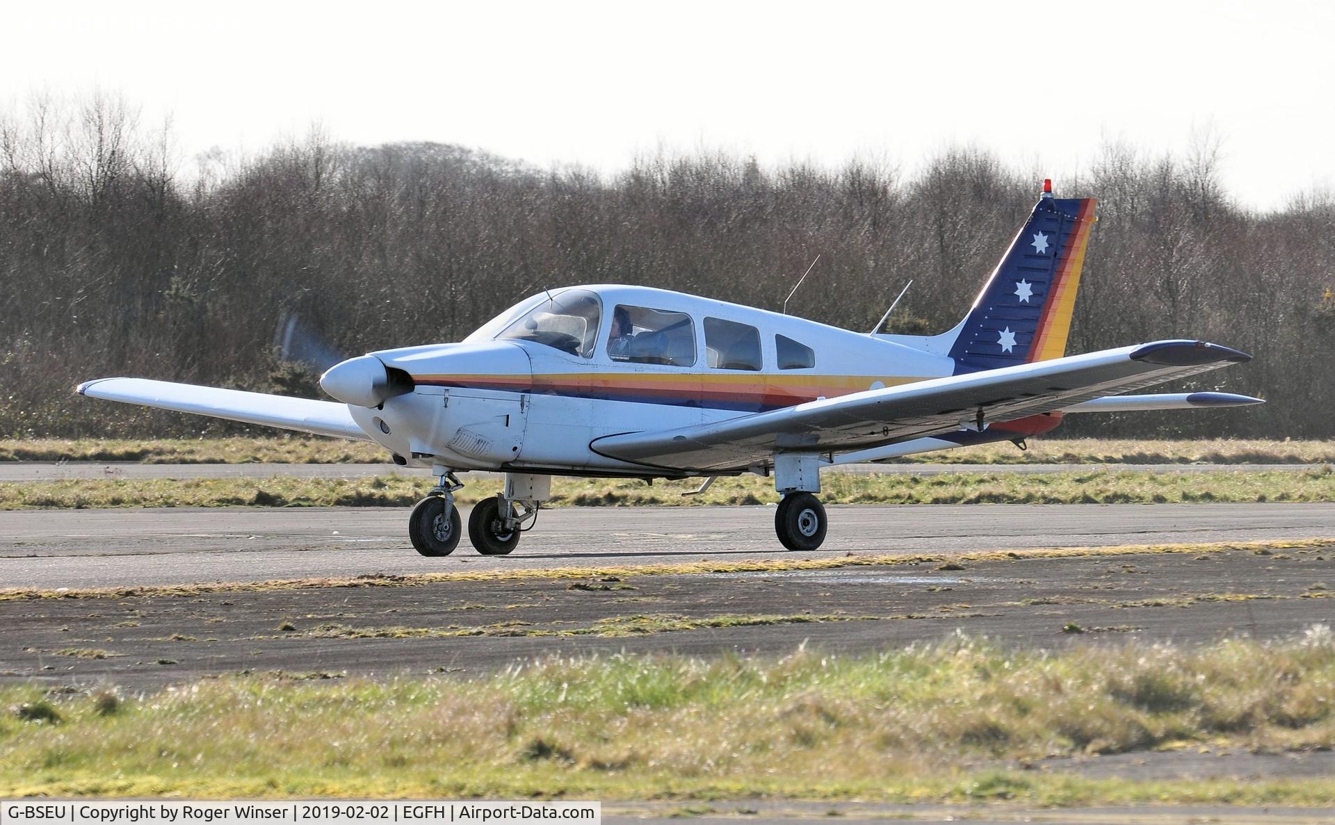 G-BSEU, 1977 Piper PA-28-181 Cherokee Archer II C/N 28-7890108, Visiting Archer.