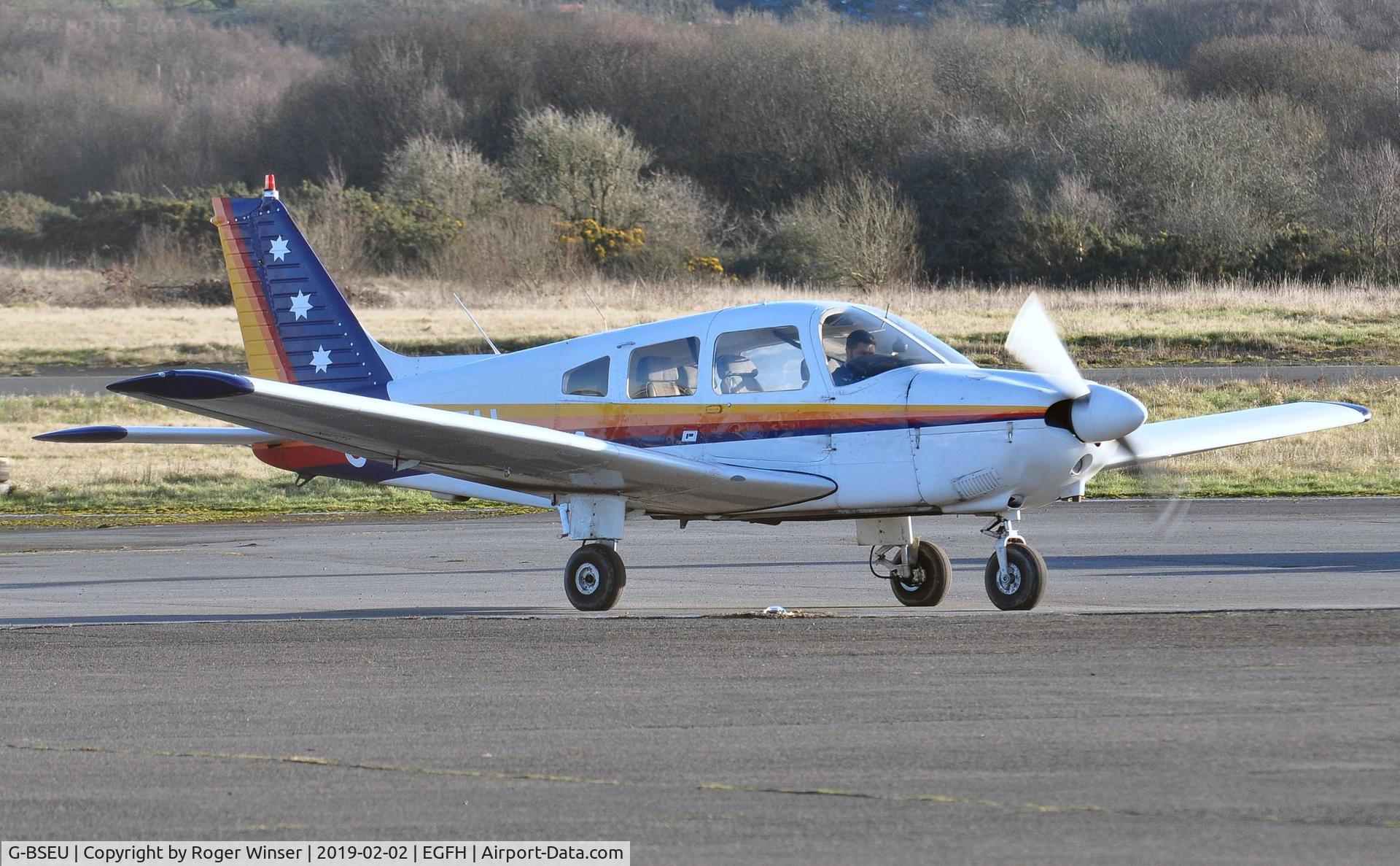 G-BSEU, 1977 Piper PA-28-181 Cherokee Archer II C/N 28-7890108, Visiting Archer.