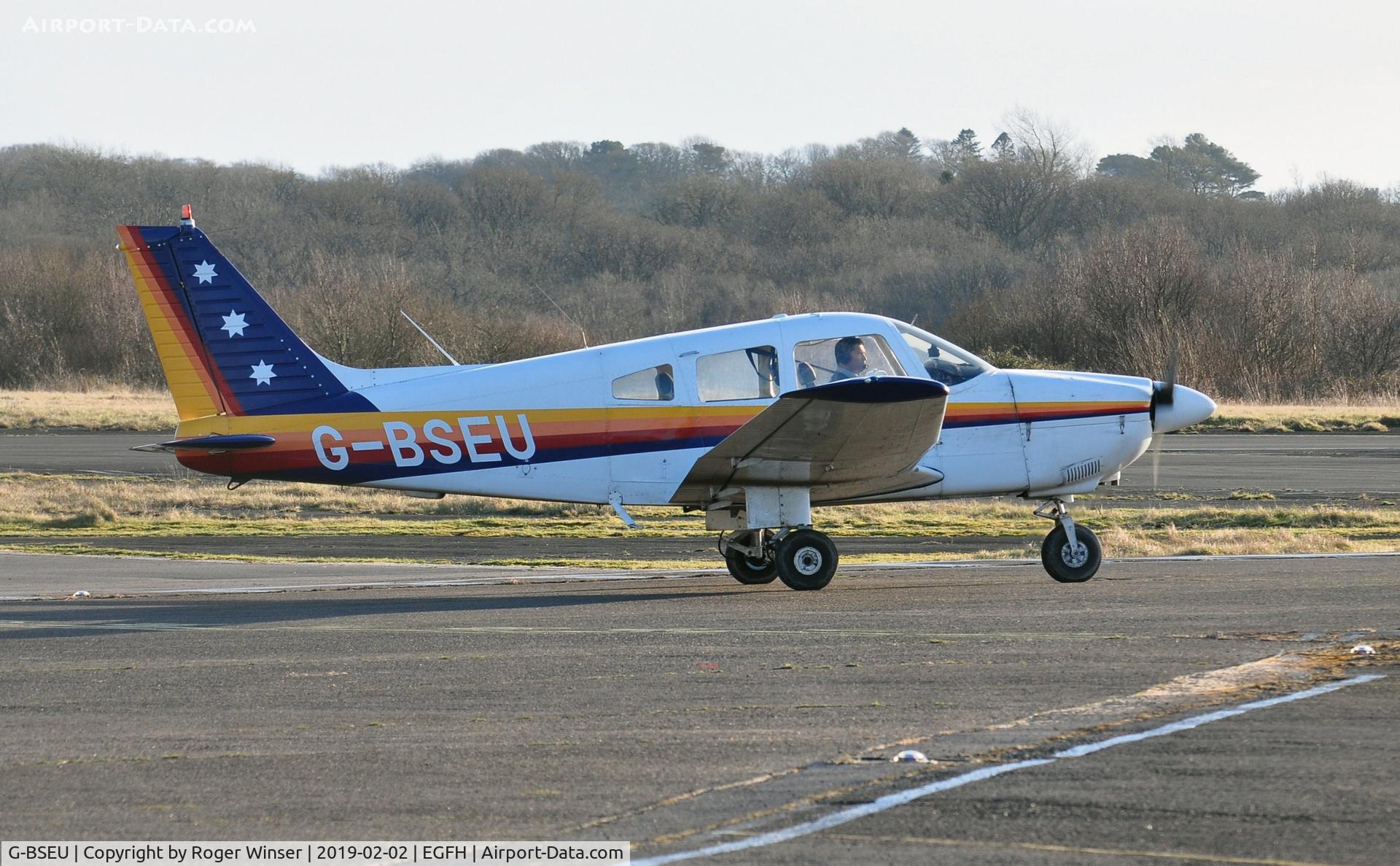 G-BSEU, 1977 Piper PA-28-181 Cherokee Archer II C/N 28-7890108, Visiting Archer.