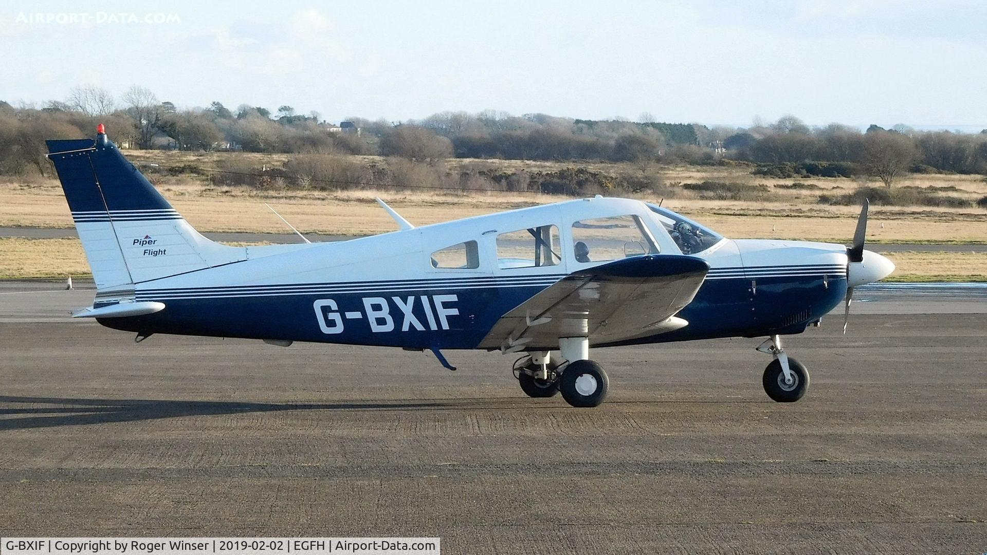 G-BXIF, 1976 Piper PA-28-181 Cherokee Archer II C/N 28-7690404, Visiting Archer II.