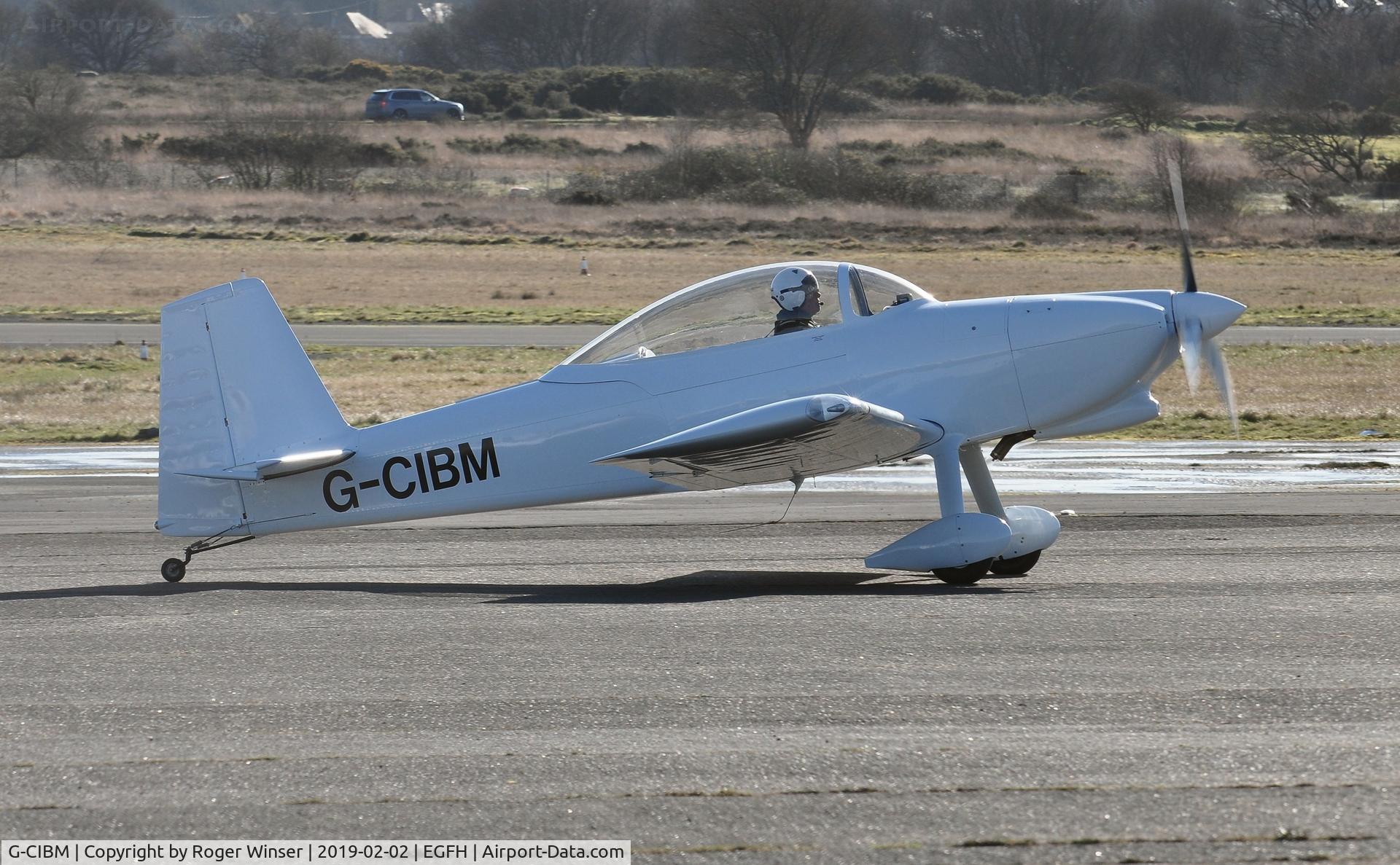 G-CIBM, 2013 Vans RV-8 C/N LAA 303-15083, Resident RV-8, Raven 4 of Team Raven. Recently repainted and awaiting new markings for the 2019 display season.