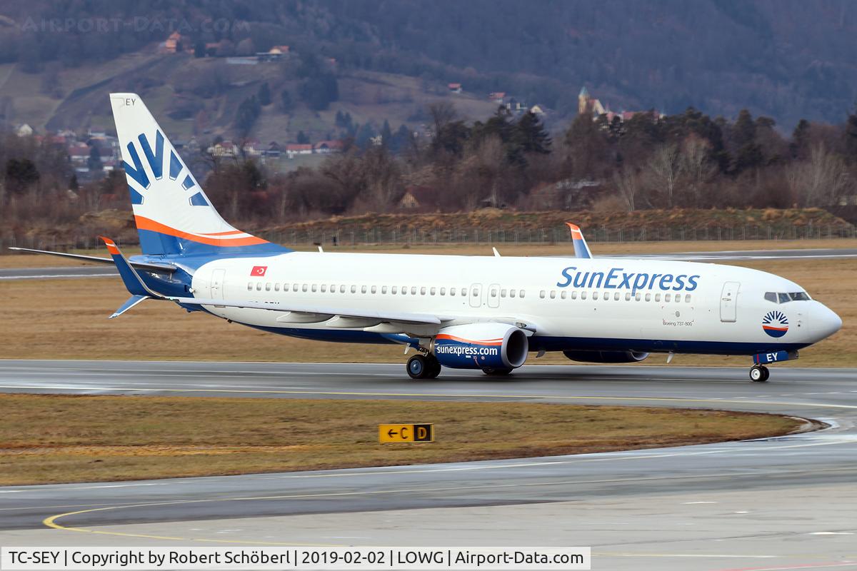 TC-SEY, 2016 Boeing 737-8HC C/N 61182, TC-SEY @ LOWG 2019