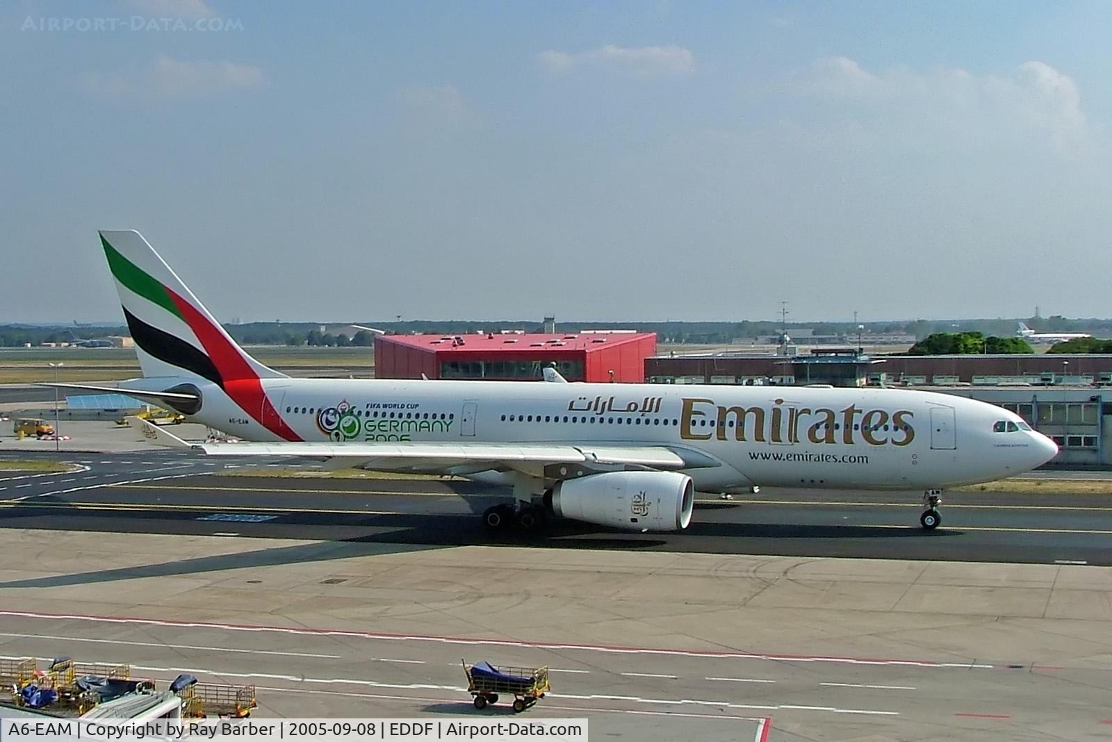 A6-EAM, 2002 Airbus A330-243 C/N 491, A6-EAM   Airbus A330-243 [491] (Emirates Airlines) Frankfurt Int'l~D 08/09/2005