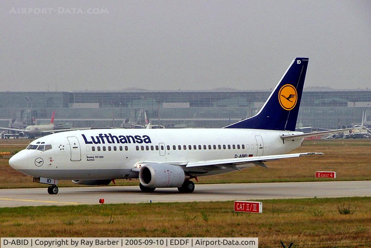 D-ABID, 1990 Boeing 737-530 C/N 24818, D-ABID   Boeing 737-530 [24818] (Lufthansa) Frankfurt Int'l~D 10/09/2005
