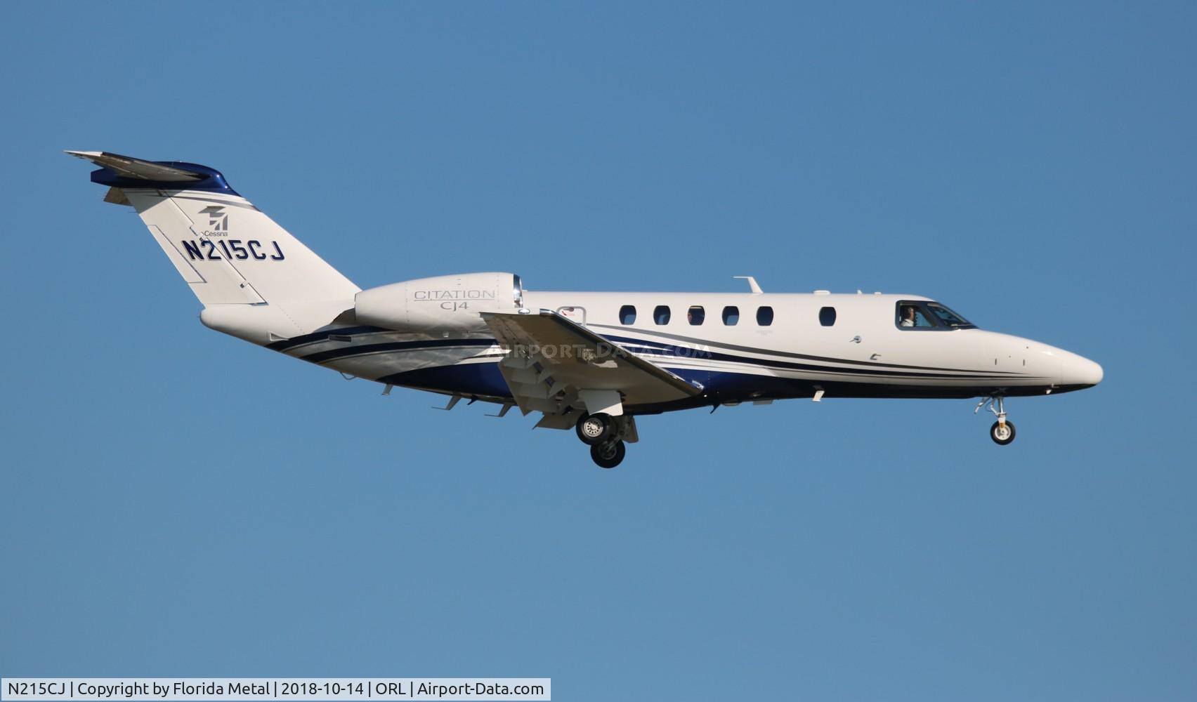 N215CJ, 2016 Cessna 525C CitationJet CJ4 C/N 525C-0215, Citation CJ4