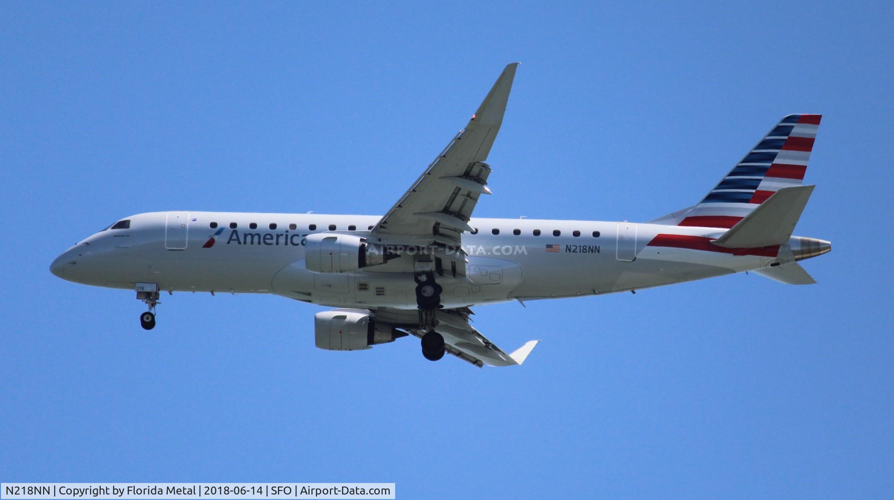 N218NN, 2015 Embraer 175LR (ERJ-170-200LR) C/N 17000519, American Eagle