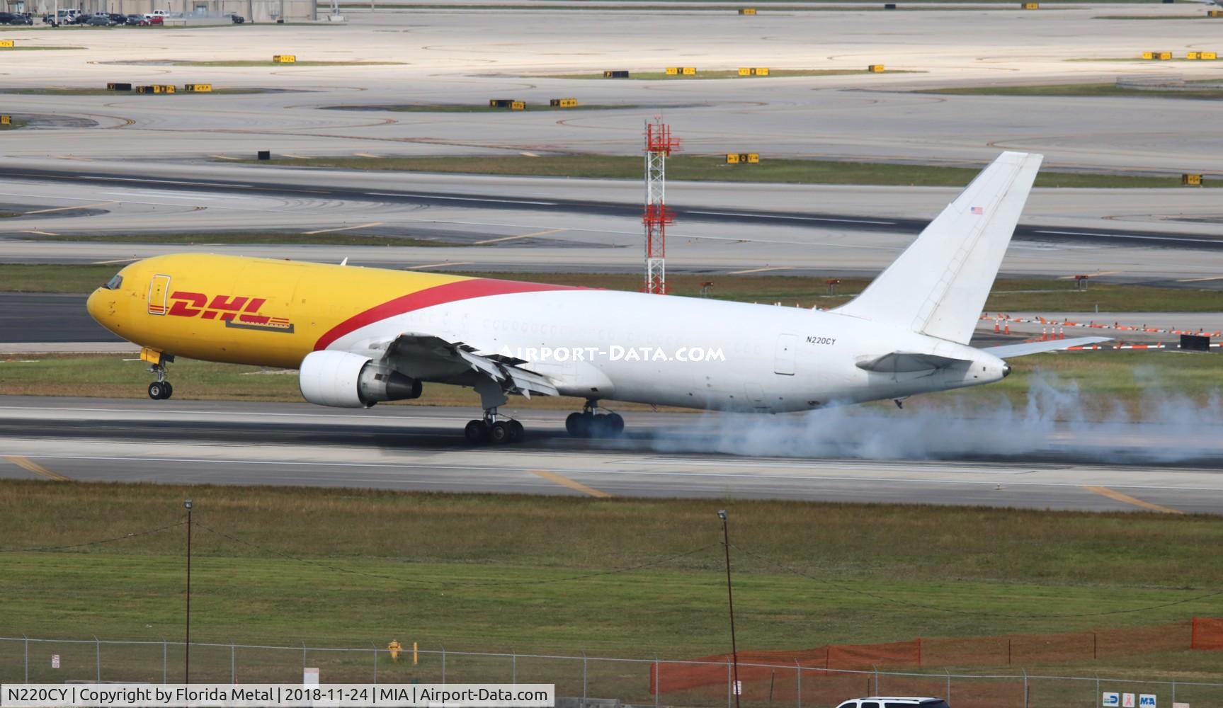 N220CY, 1991 Boeing 767-383/ER C/N 24729, DHL 767-300