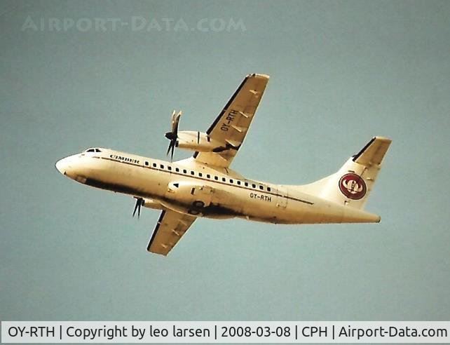 OY-RTH, 1997 ATR 42-500 C/N 549, Copenhagen 8.3.2008
