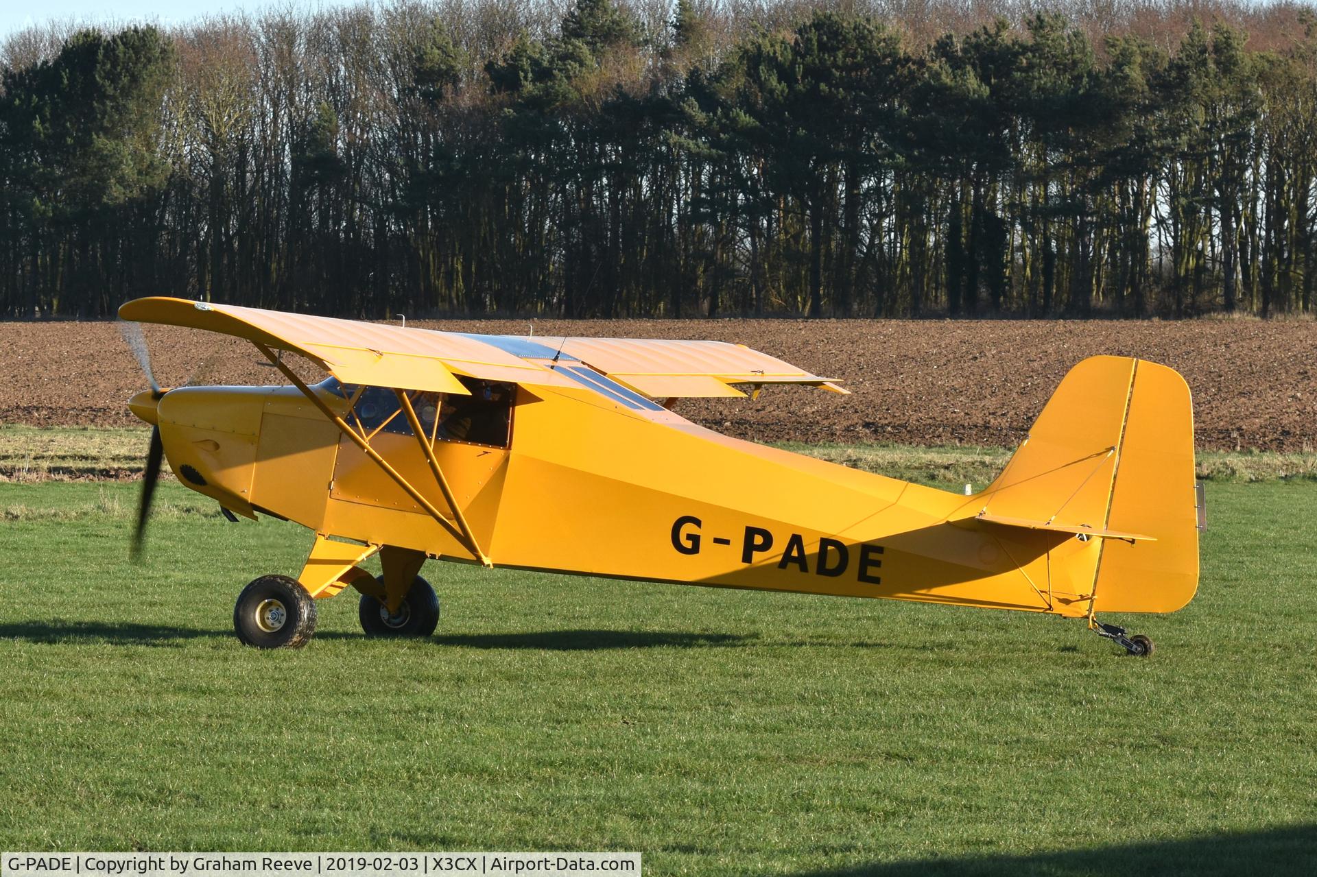 G-PADE, 2004 Escapade Jabiru(3) C/N BMAA/HB/369, Departing from Northrepps.