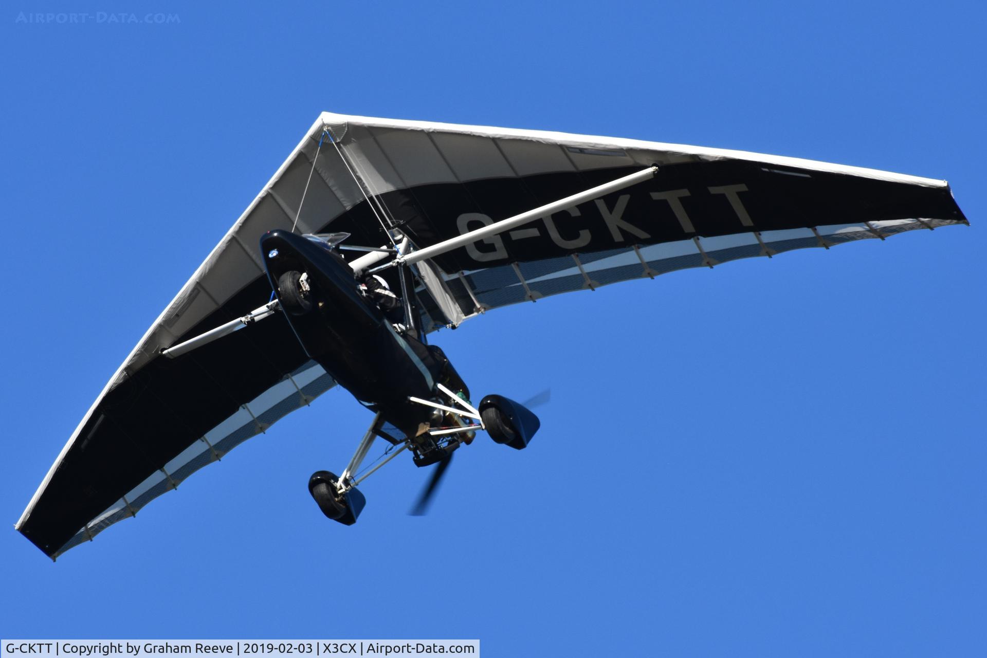 G-CKTT, 2017 P&M Aviation Quik GTR C/N 8769, Departing from Northrepps.