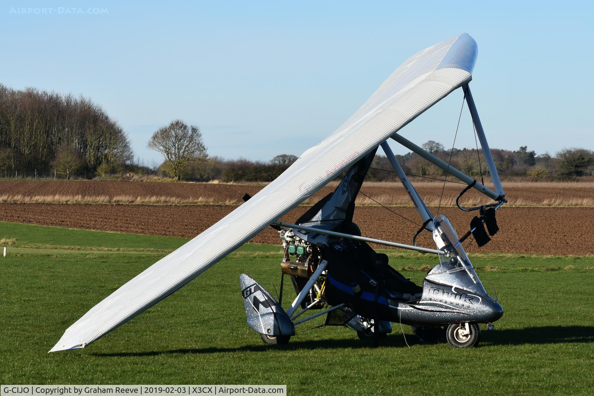 G-CIJO, 2014 P&M Aviation Quik GTR C/N 8702, Parked at Northrepps.