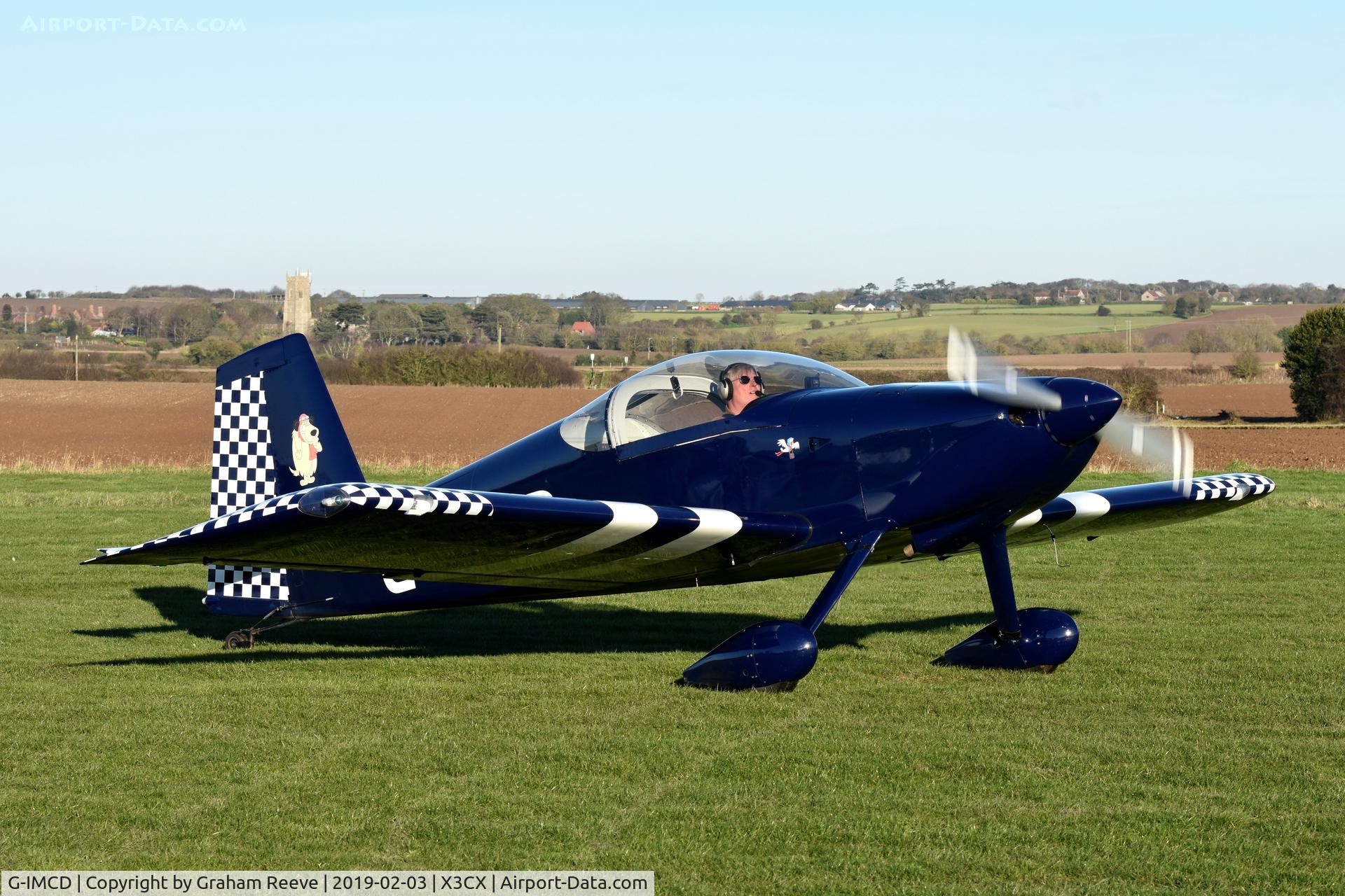 G-IMCD, 2005 Vans RV-7 C/N PFA 323-13965, Just landed at Northrepps.