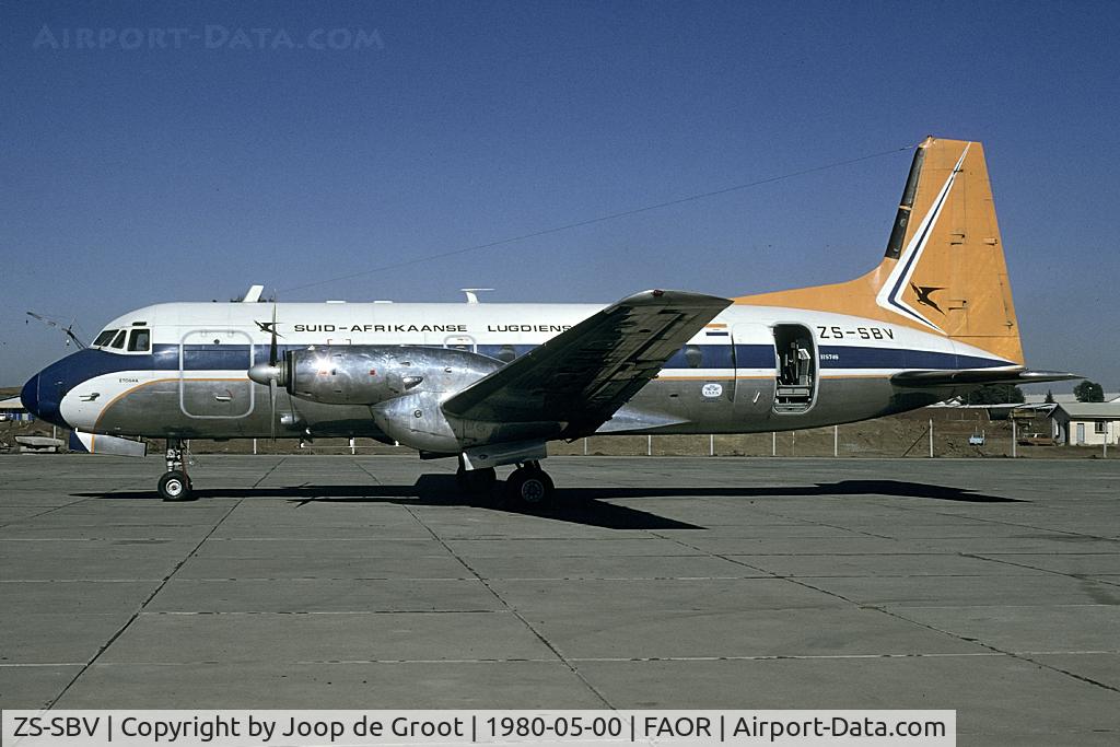 ZS-SBV, 1971 Hawker Siddeley HS.748 Series 2A C/N 1692, from the AGL Buschmann collection