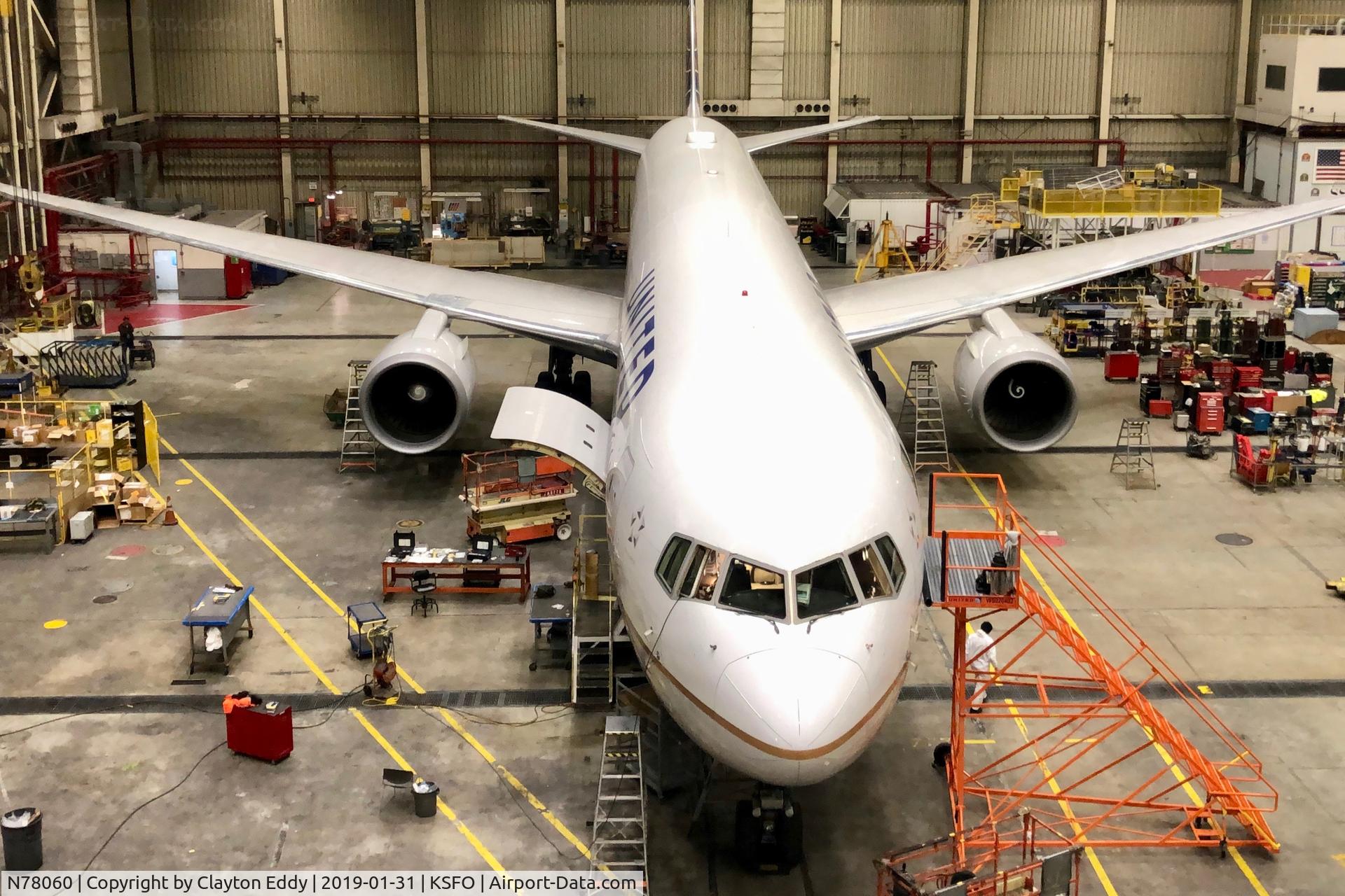 N78060, 2002 Boeing 767-424/ER C/N 29455, SFO 2019.