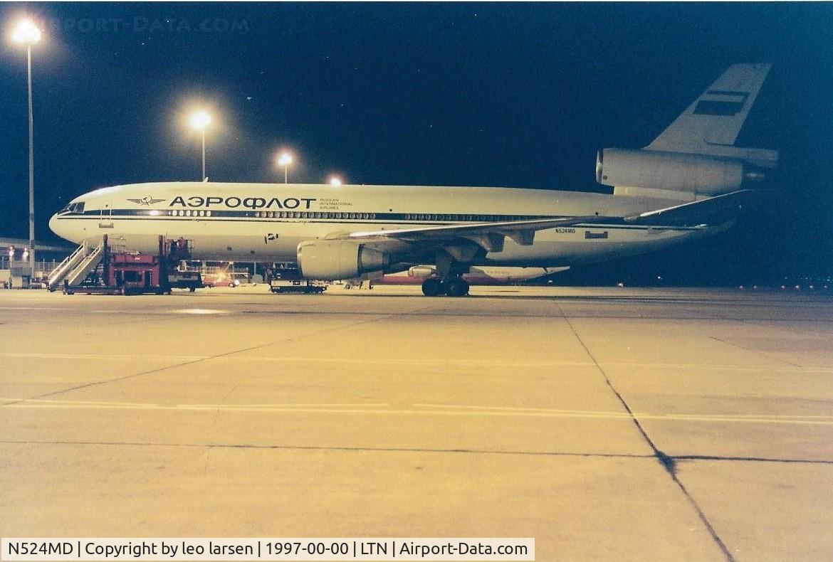 N524MD, 1979 McDonnell Douglas DC-10-30 C/N 46999, Luton 1997