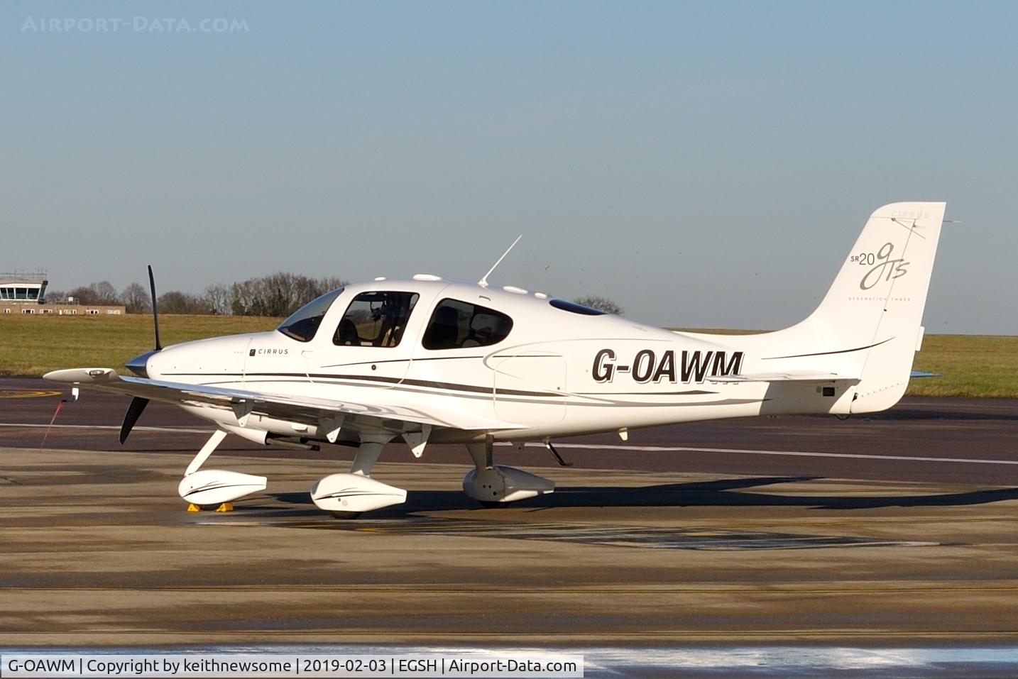 G-OAWM, 2008 Cirrus SR20 GTS G3 C/N 1972, Return Visitor.