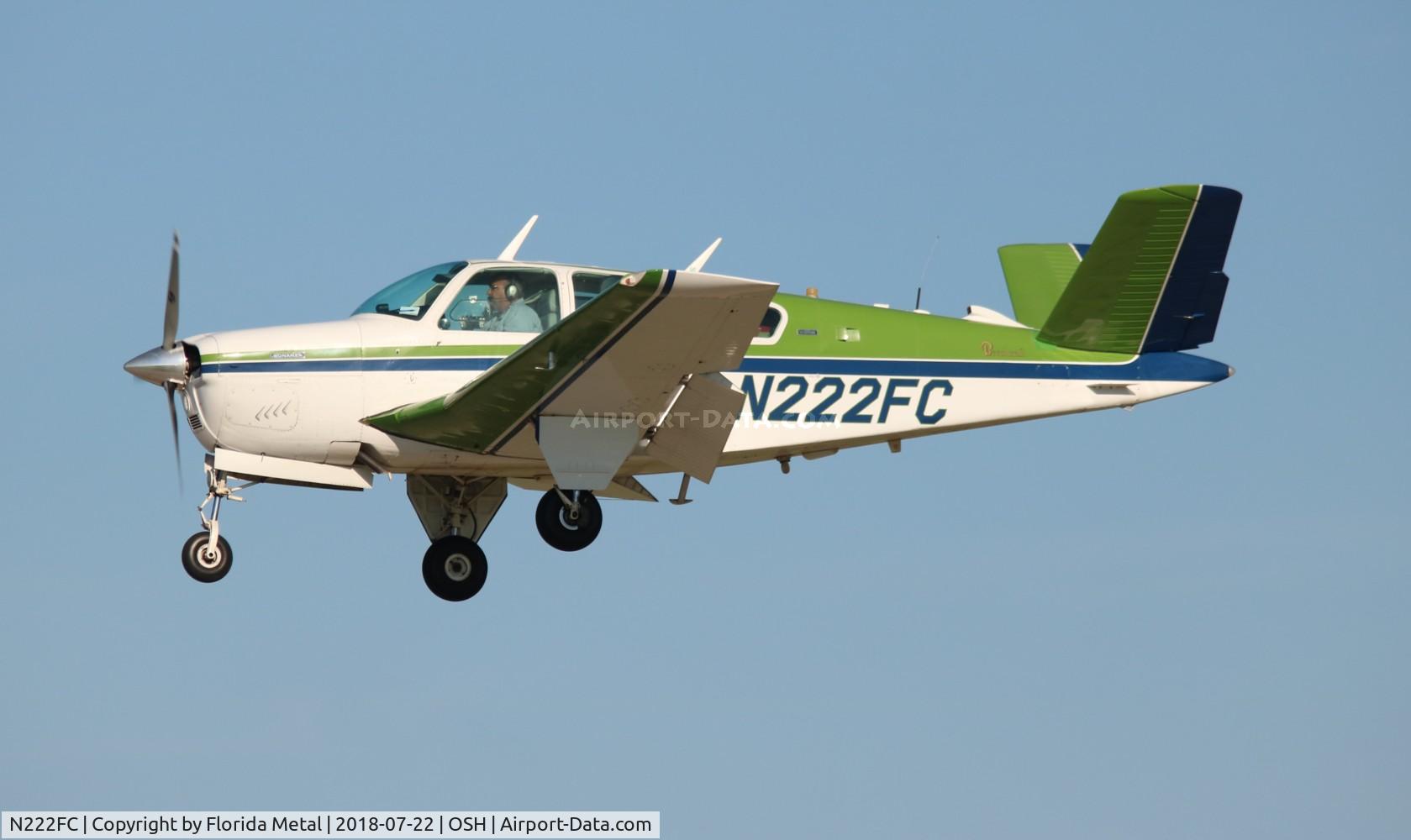 N222FC, 1973 Beech V35B Bonanza C/N D-9442, V35B Bonanza