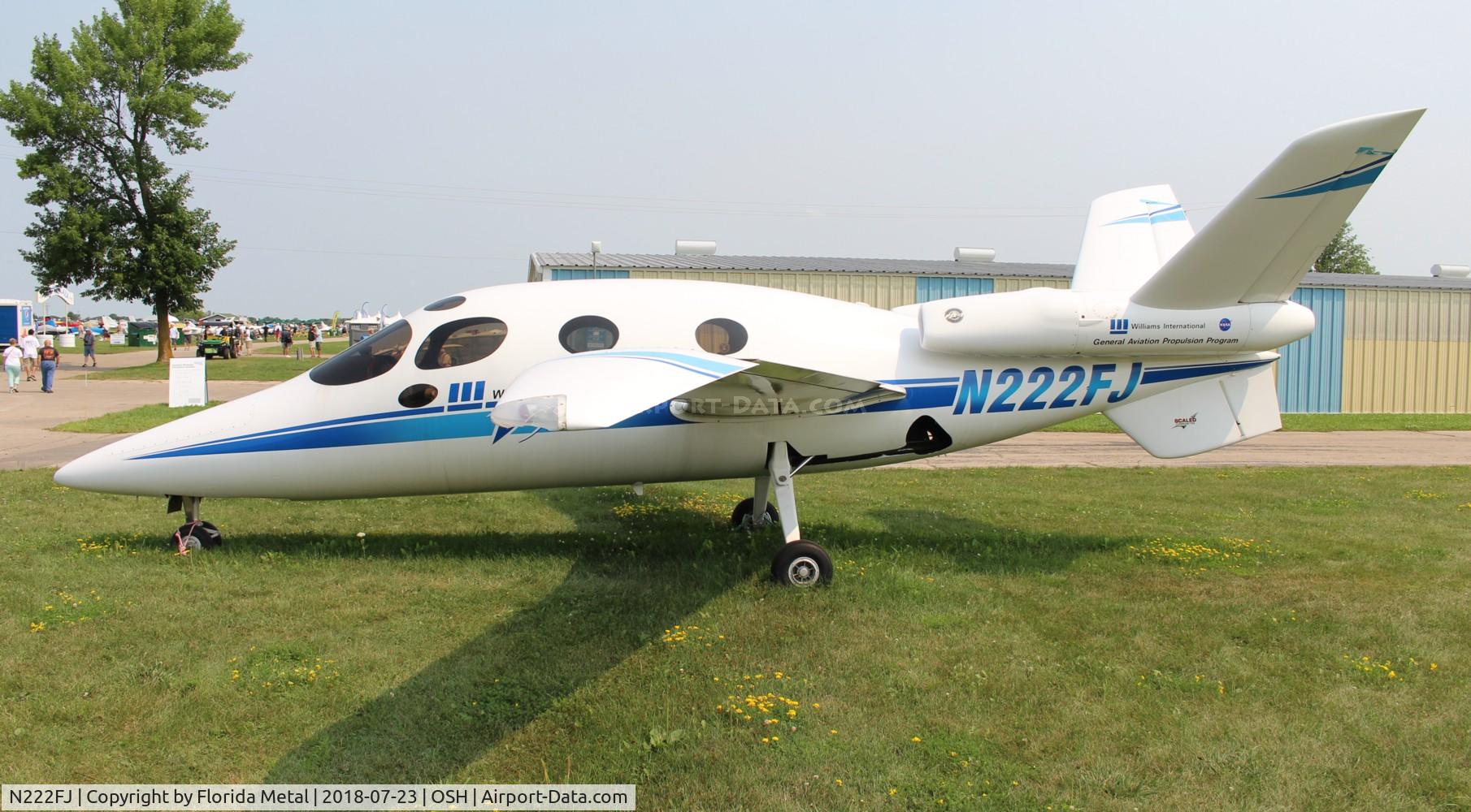 N222FJ, 1997 Scaled Composites 271 V-Jet II C/N 001, Scaled Composited V Jet II