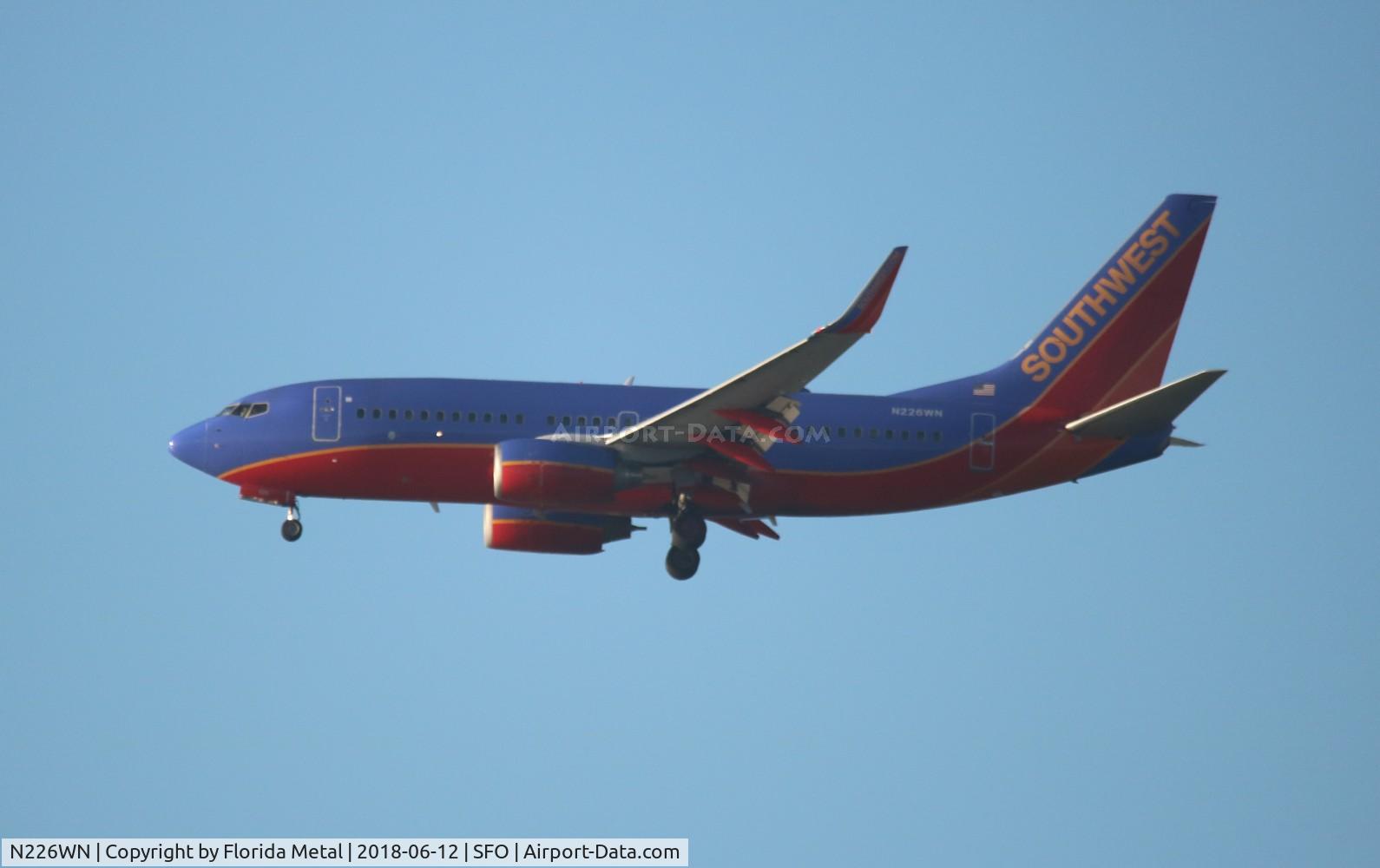 N226WN, 2005 Boeing 737-7H4 C/N 32494, Southwest