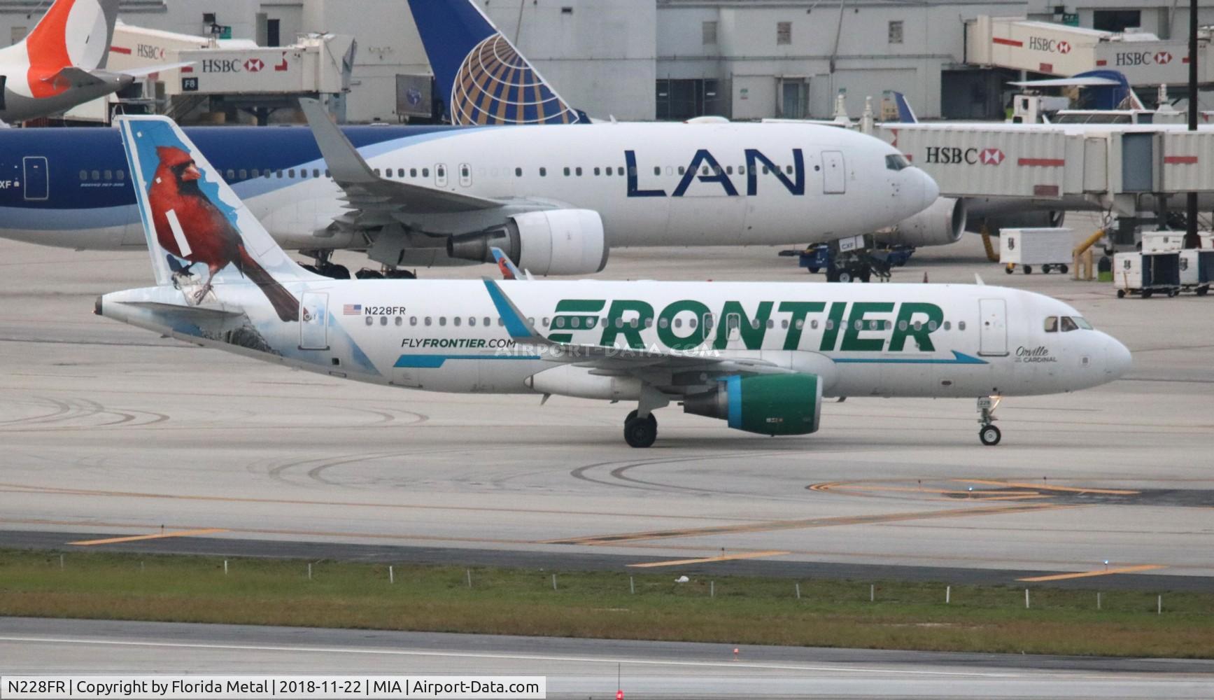 N228FR, 2013 Airbus A320-214 C/N 5526, Orville the Cardinal