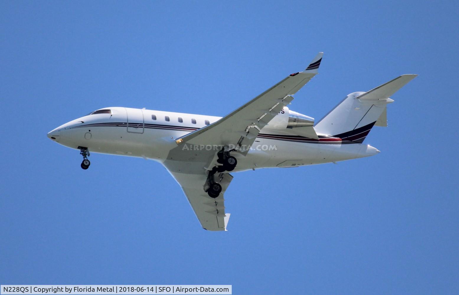 N228QS, 2017 Bombardier CL-600-2B16 Challenger 650 C/N 6103, Net Jets