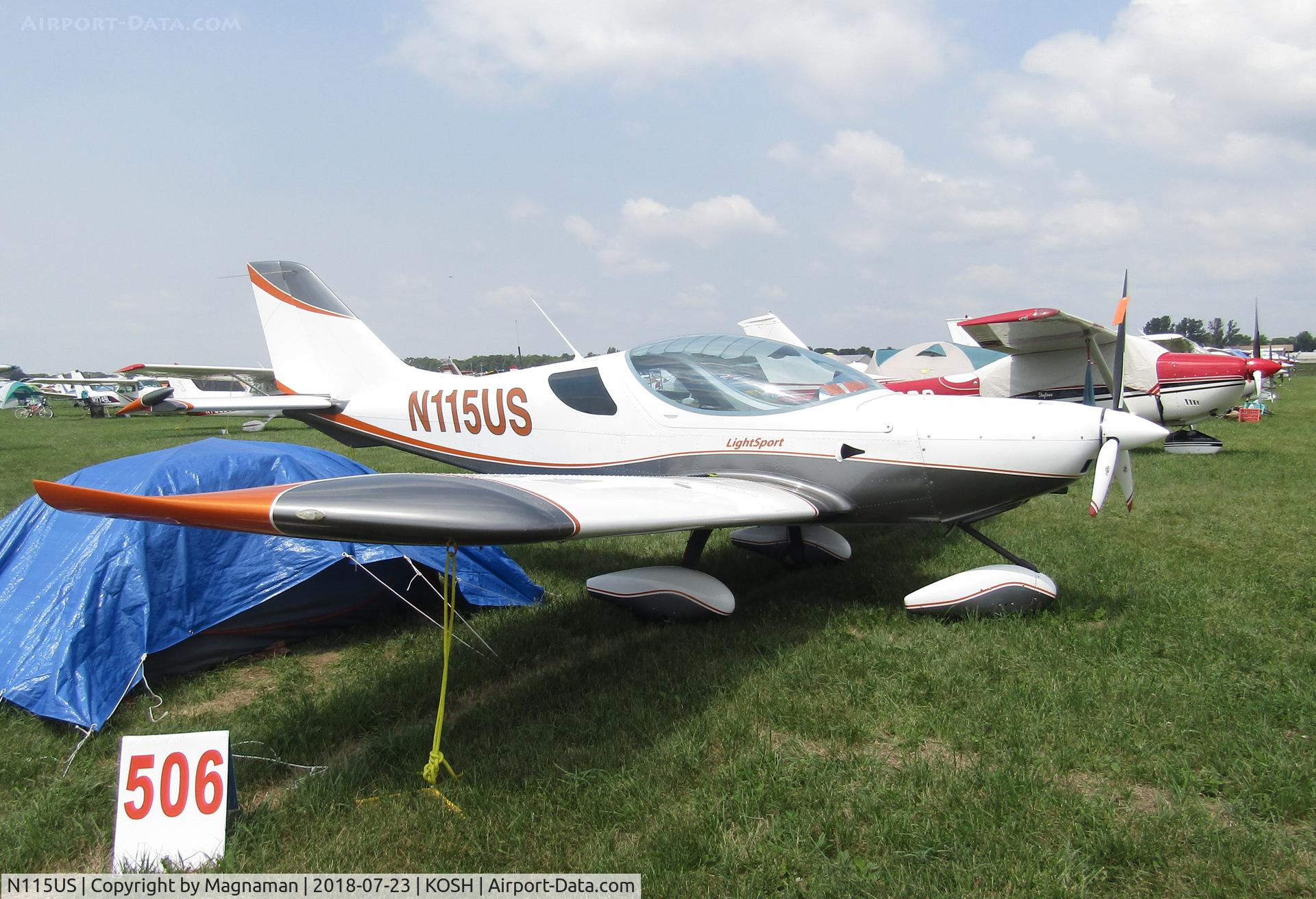 N115US, 2009 CZAW SportCruiser C/N 09SC288, at EAA 18