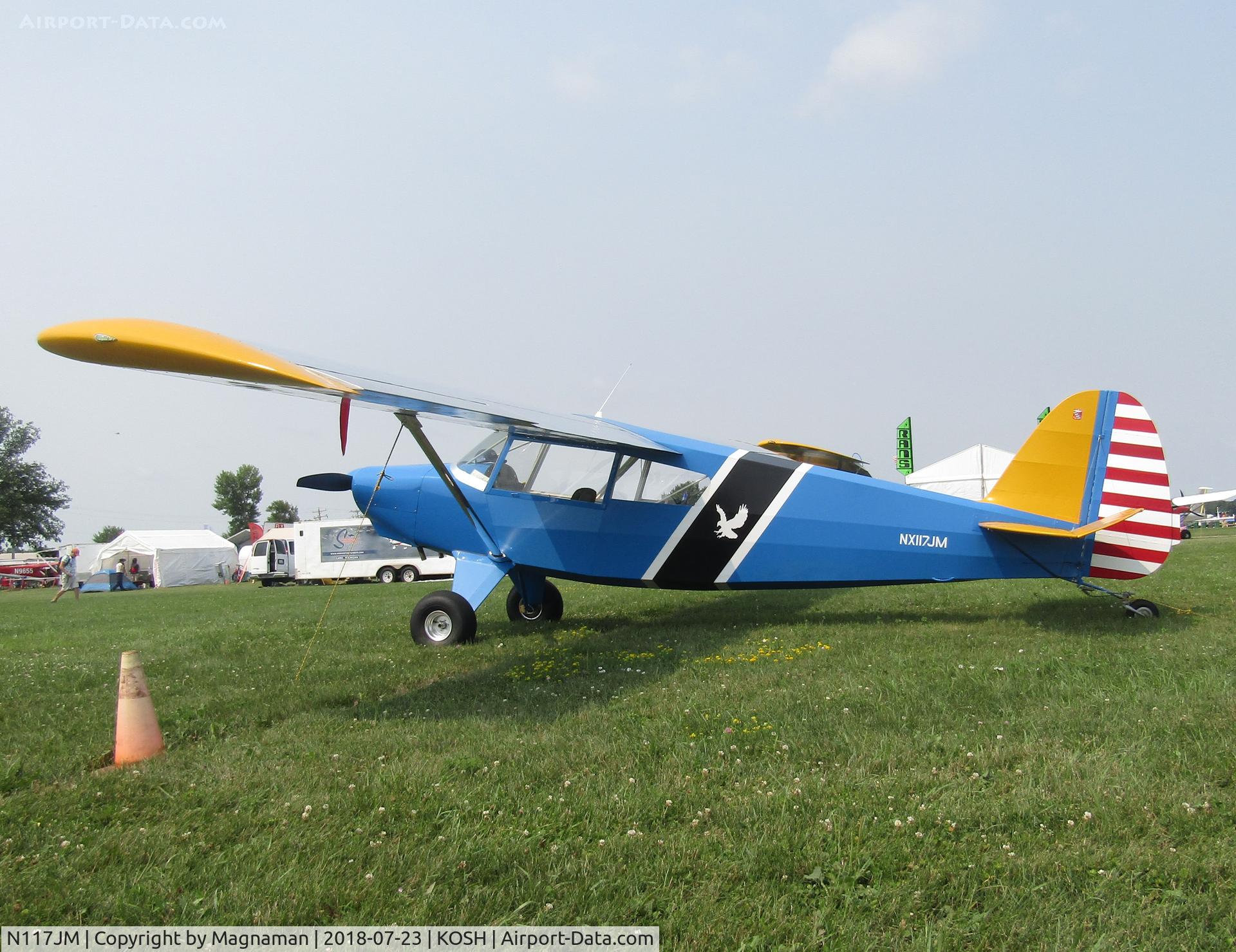 N117JM, 2017 Bearhawk Bearhawk LSA C/N 08--016/017-100, at EAA 18
