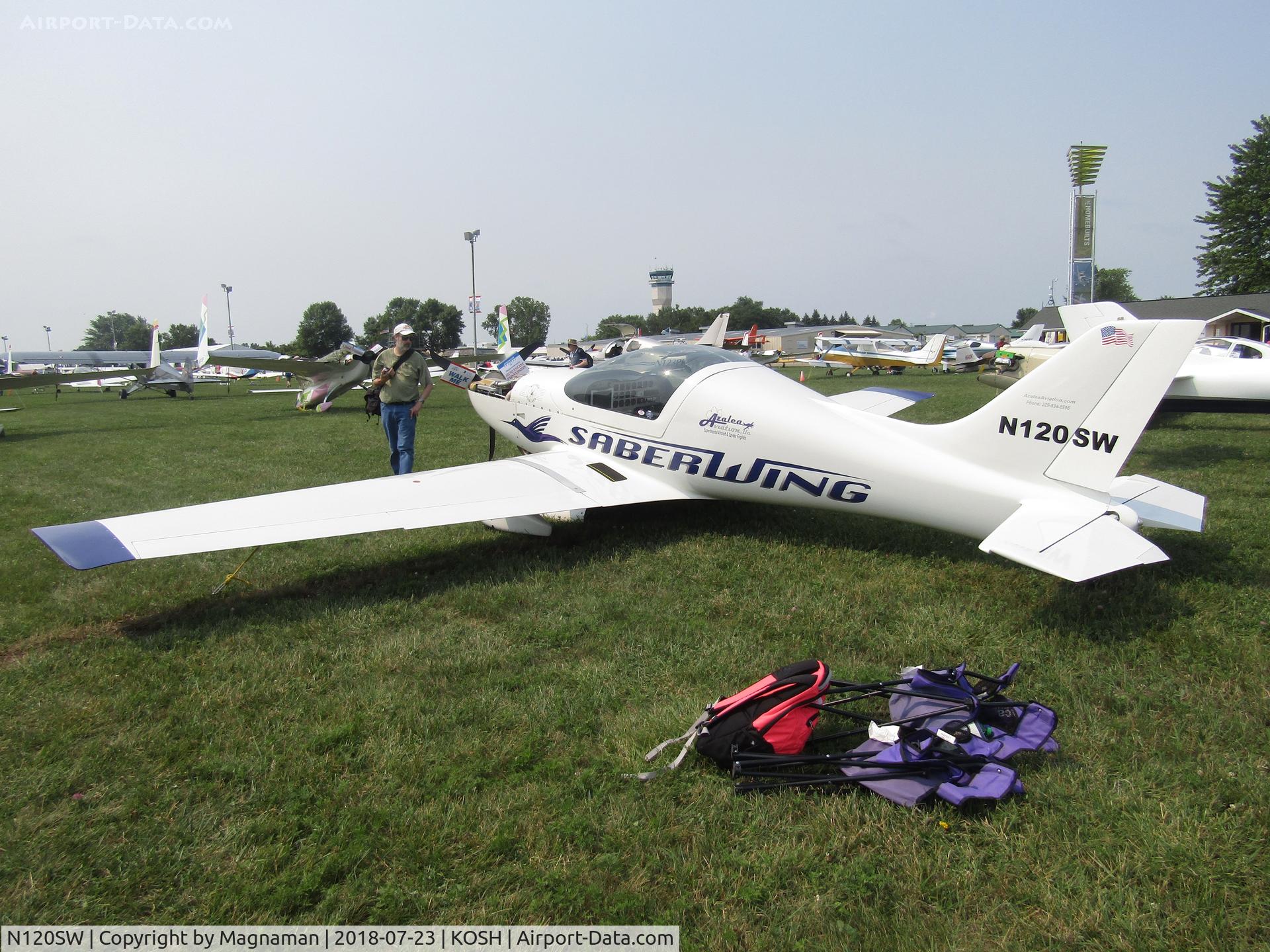 N120SW, 2014 Azalea Saberwing C/N CLAPP04, at EAA 18