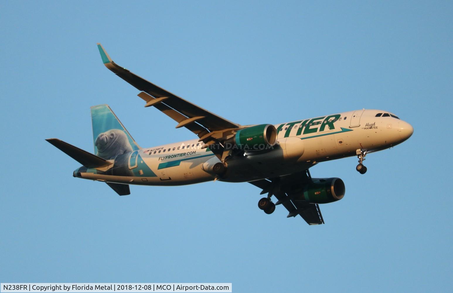 N238FR, 2016 Airbus A320-214 C/N 7458, Hugh Manatee