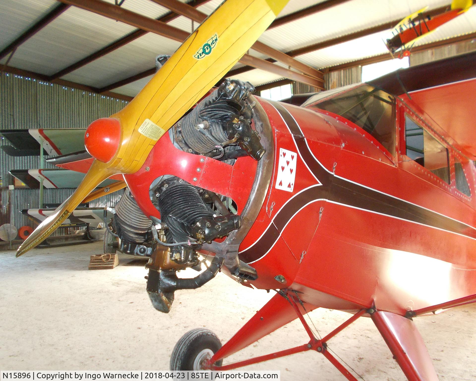 N15896, 1936 Rearwin 7000 C/N 477, Rearwin 7000 Sportster at the Pioneer Flight Museum, Kingsbury TX