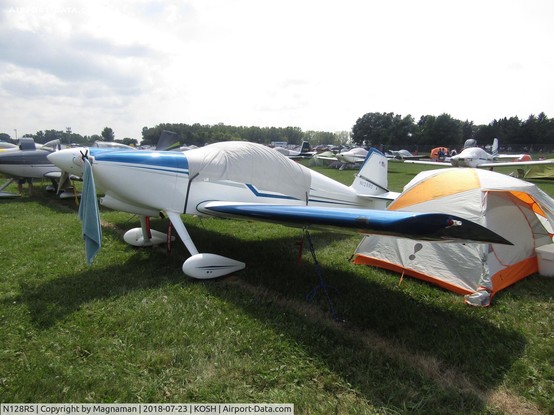 N128RS, 1999 Vans RV-6 C/N 22078, at EAA 18