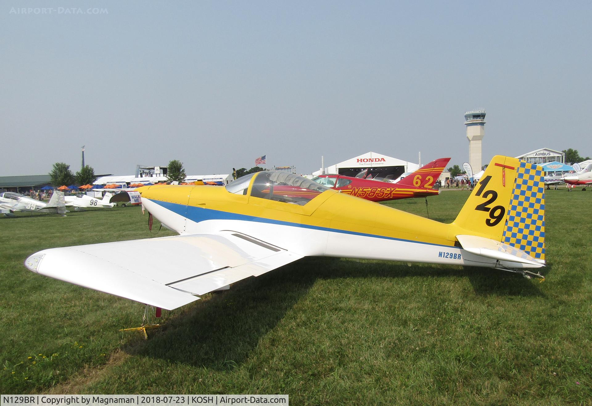 N129BR, 2008 Vans RV-6 C/N 52A, at EAA 18