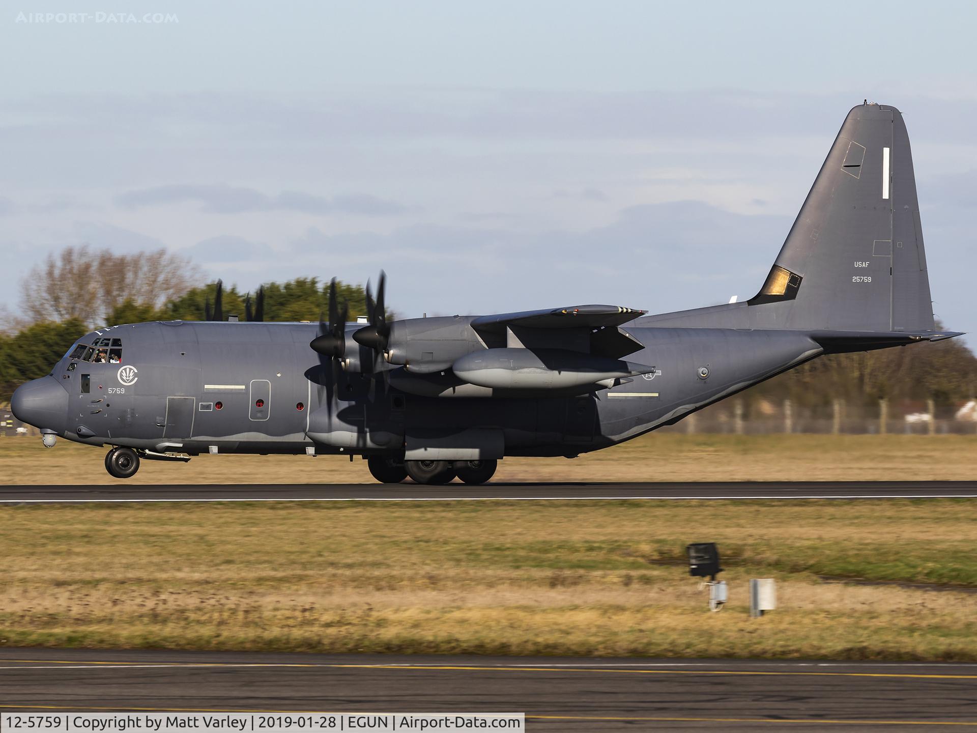 12-5759, 2014 Lockheed Martin MC-130J Commando II C/N 382-5759, Landing